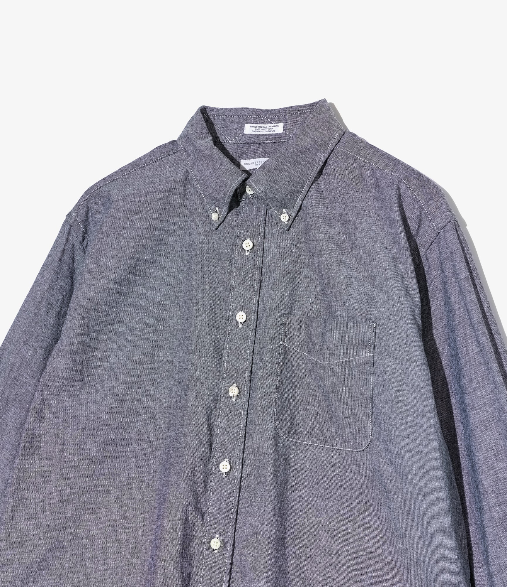 19th Century BD Shirt – Grey Chambray - Image 3