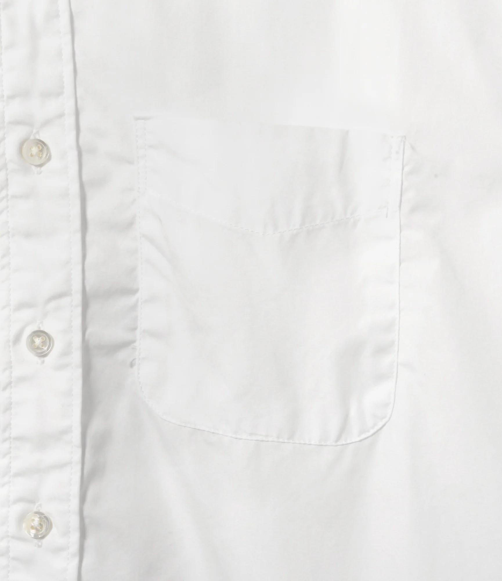 19th Century Button Down Shirt – White Broadcloth - Image 3