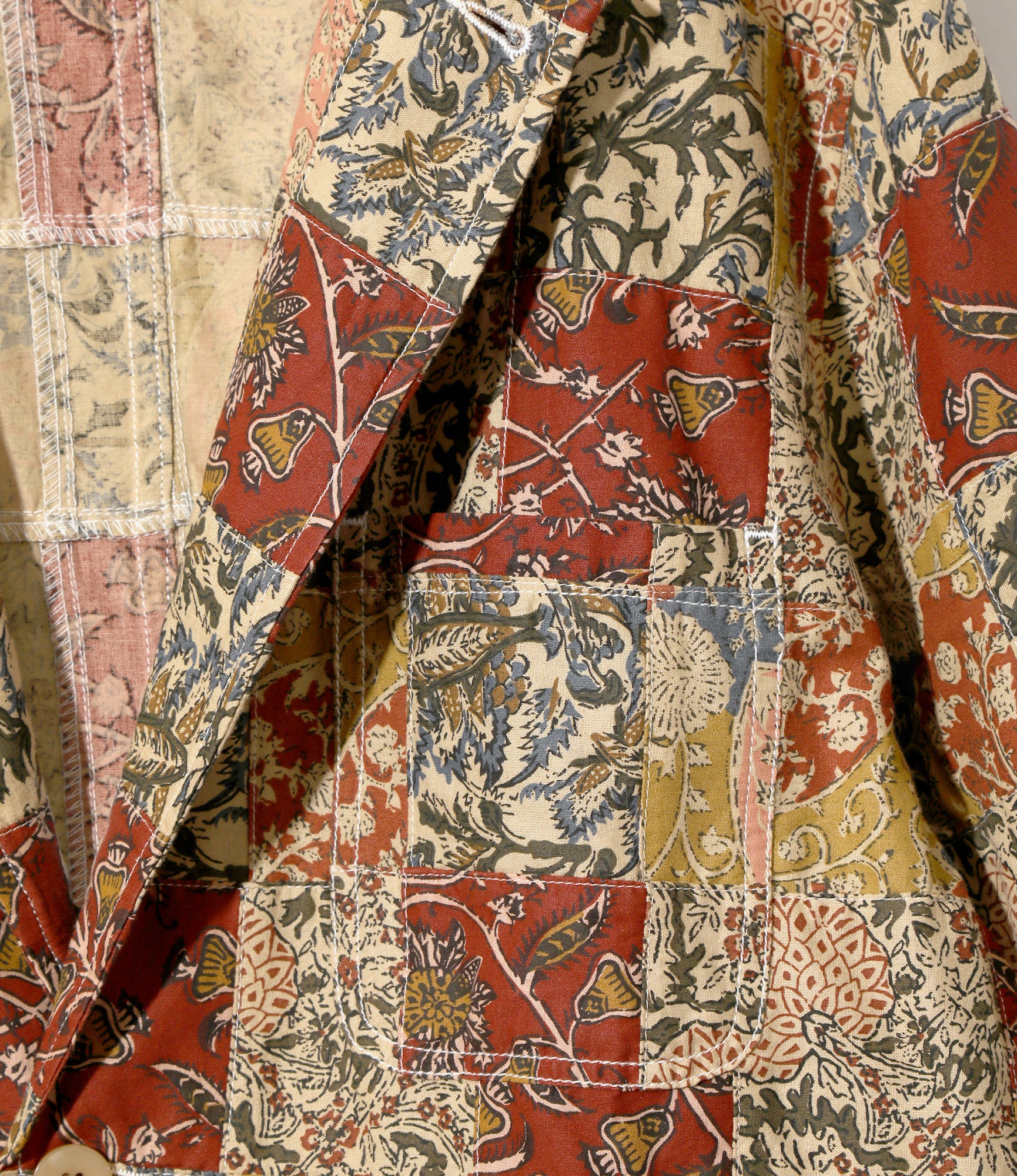 2B Jacket – Patchwork Batik Print - Image 2