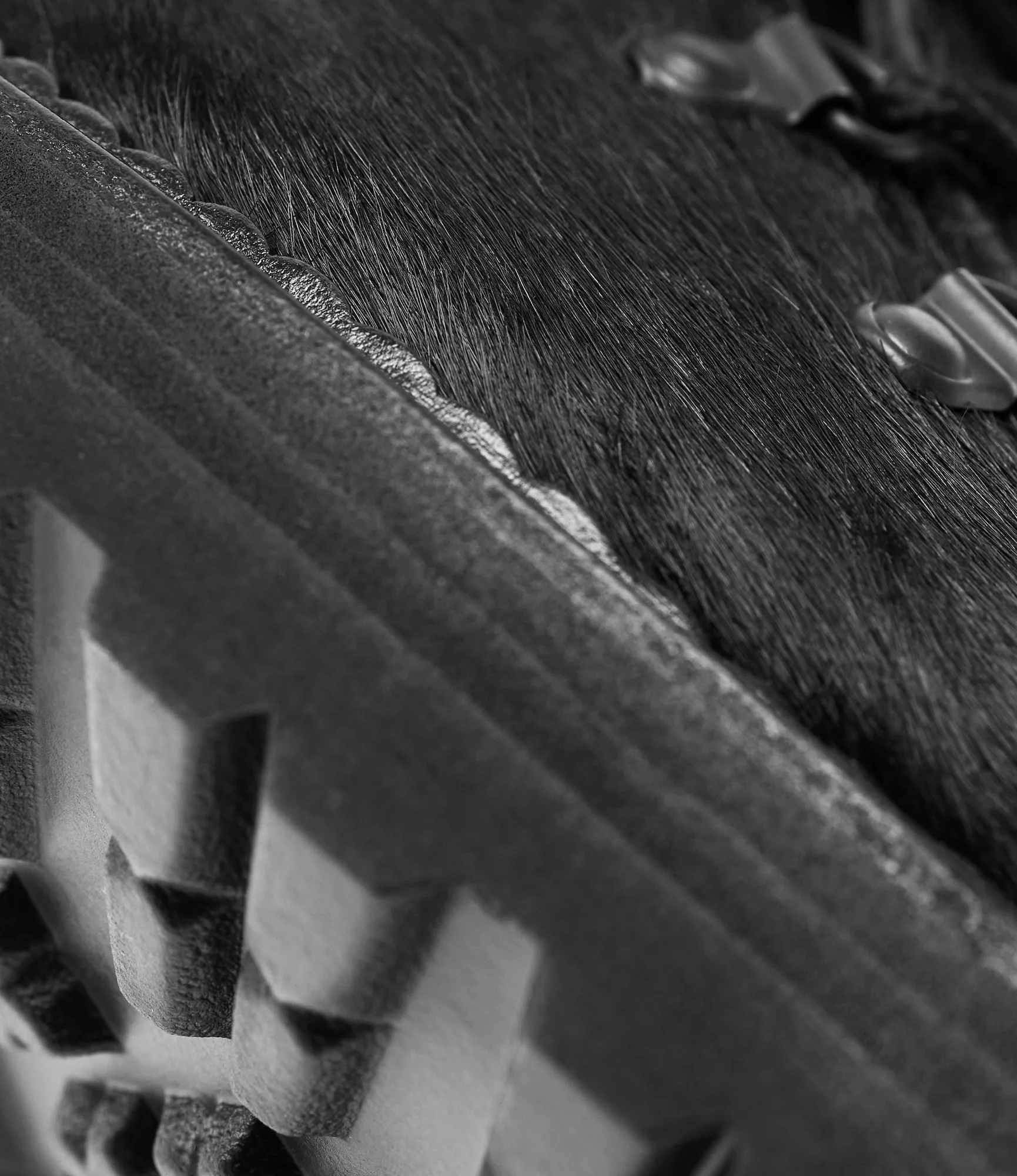 Adirondack Low Hiker Shoe – Black Pony Hair - Image 9