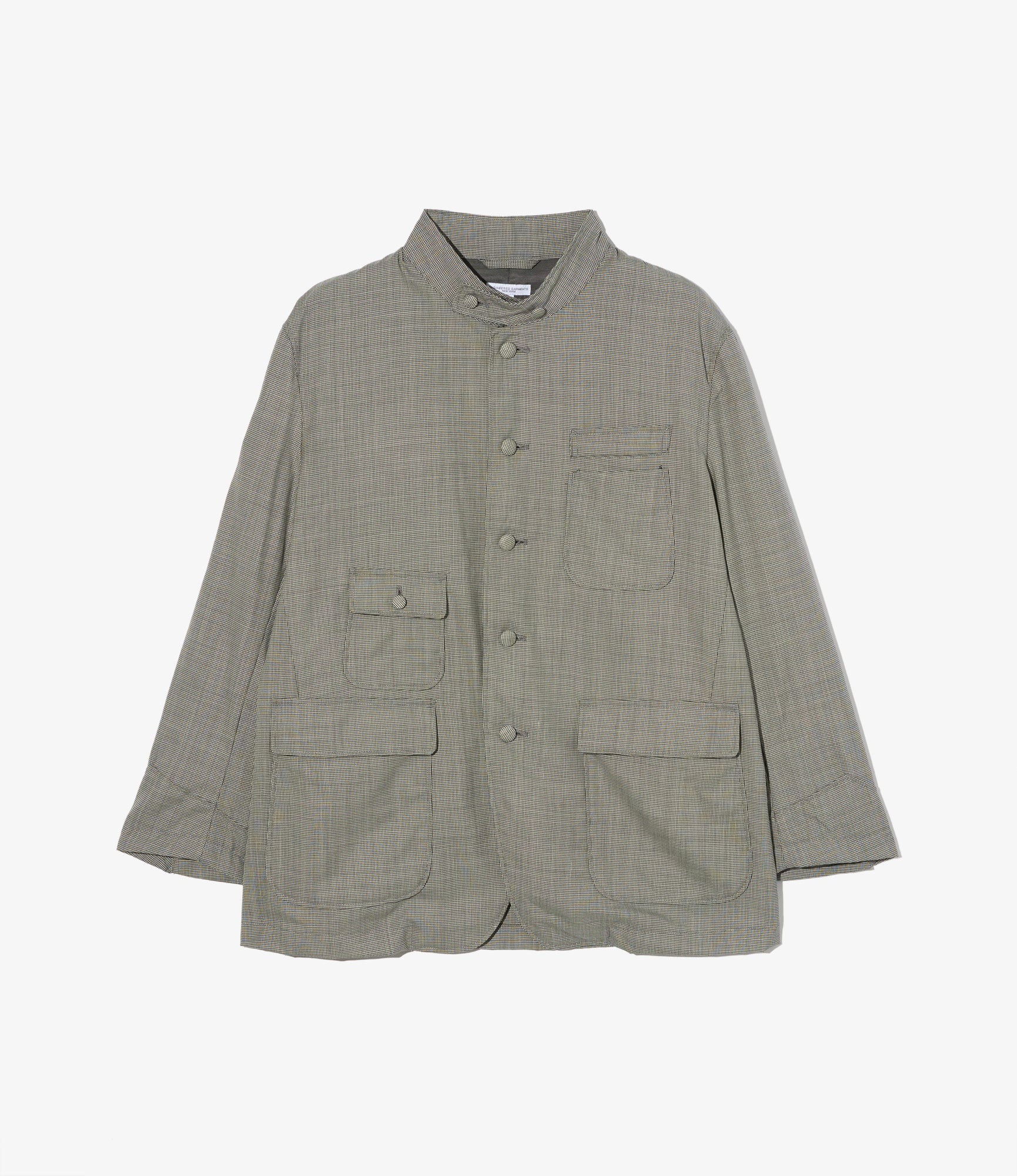 AN Jacket – Grey Micro Houndstooth Tropical Wool