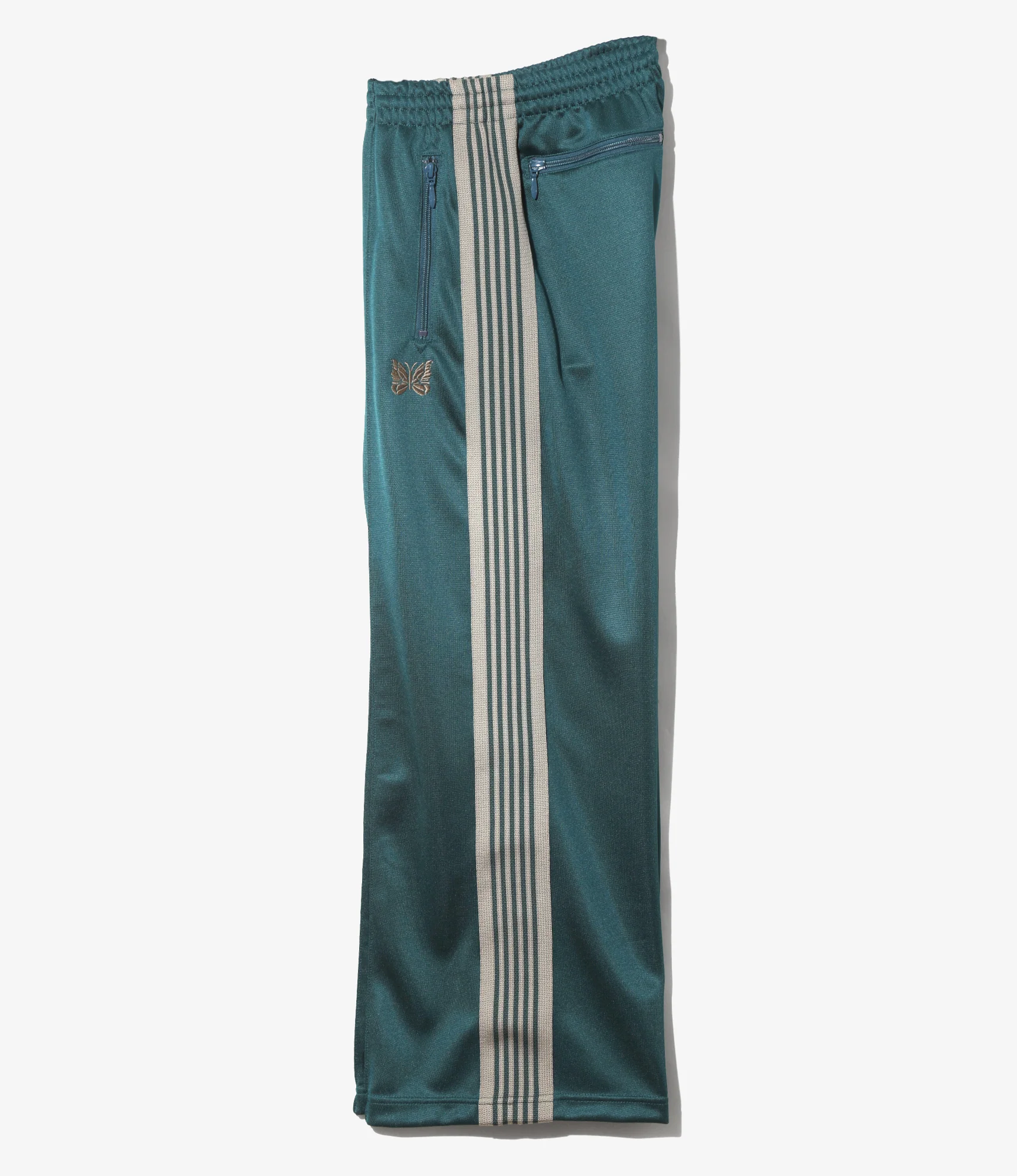 Baggy Track Pant – Green Poly Smooth - Image 4
