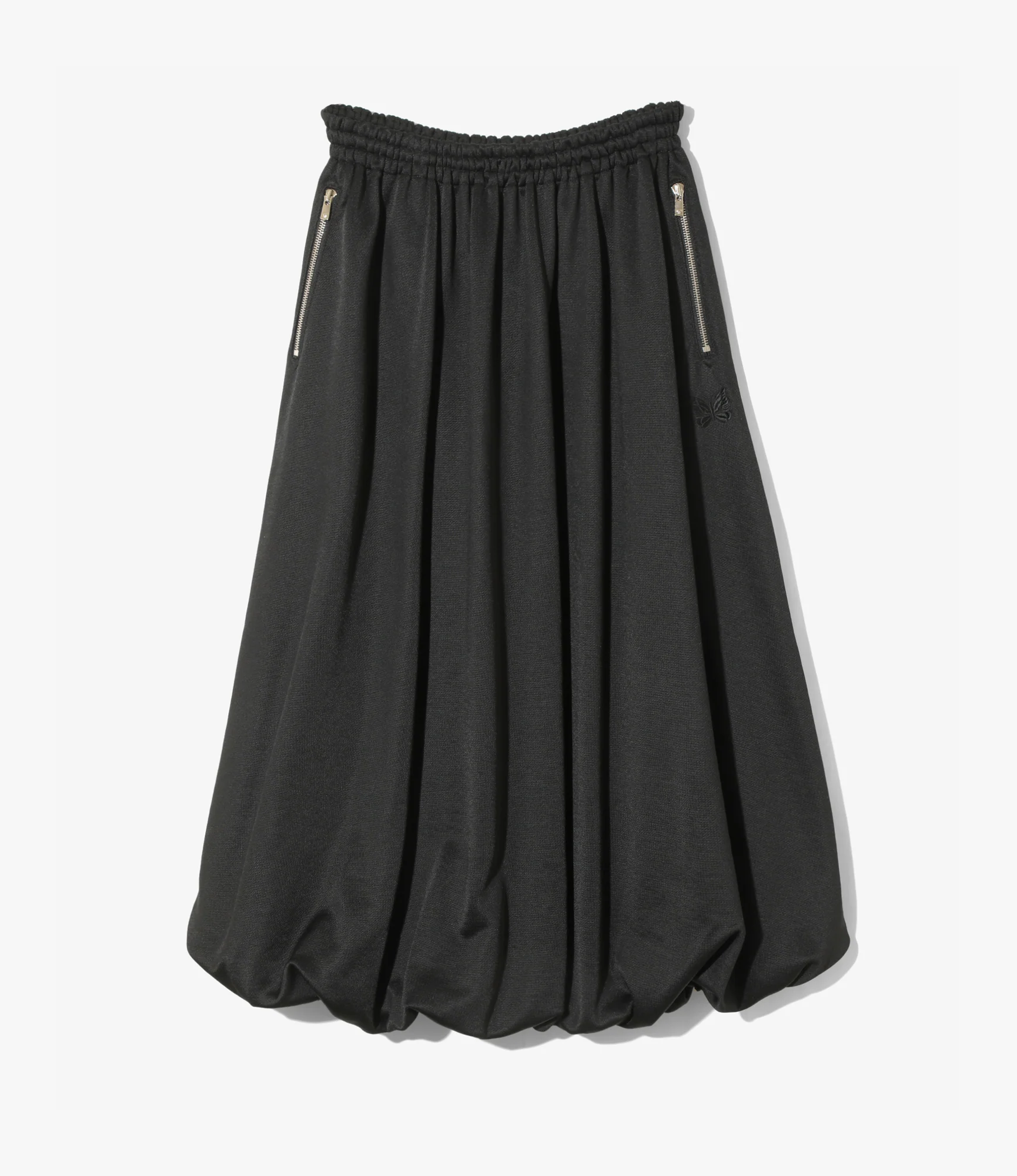 Balloon Track Skirt - Black Jersey