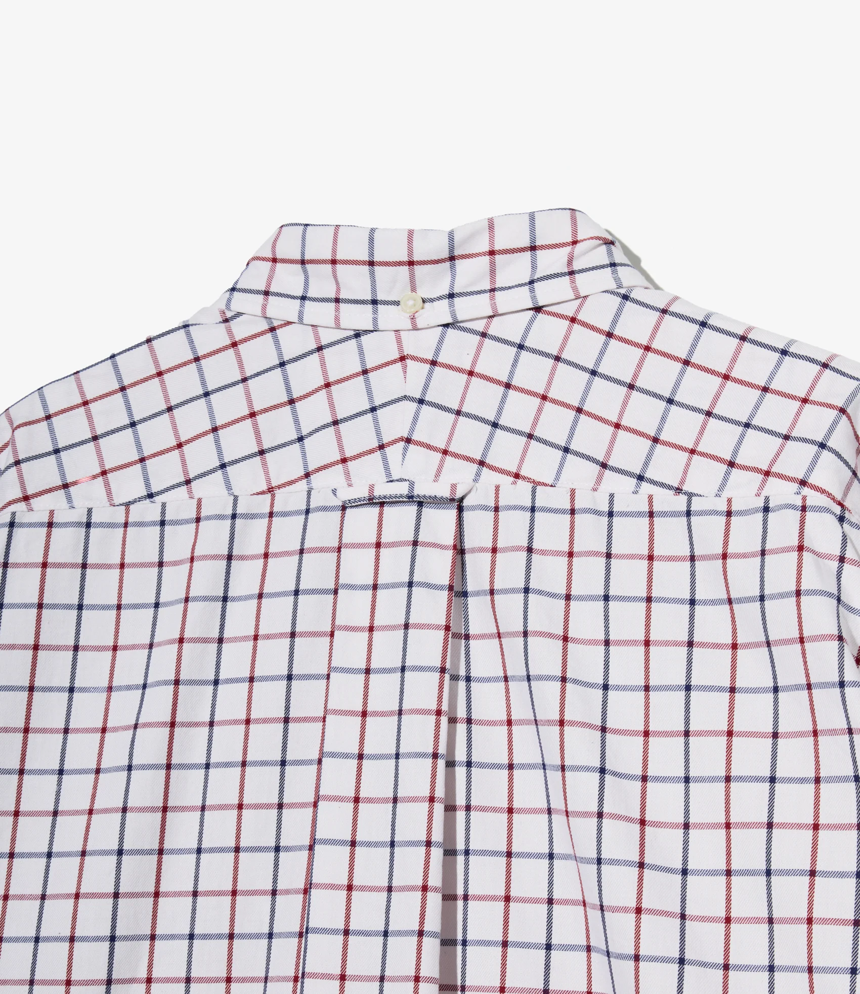 BD Shirt – White/Red/Blue Big Tattersall - Image 2