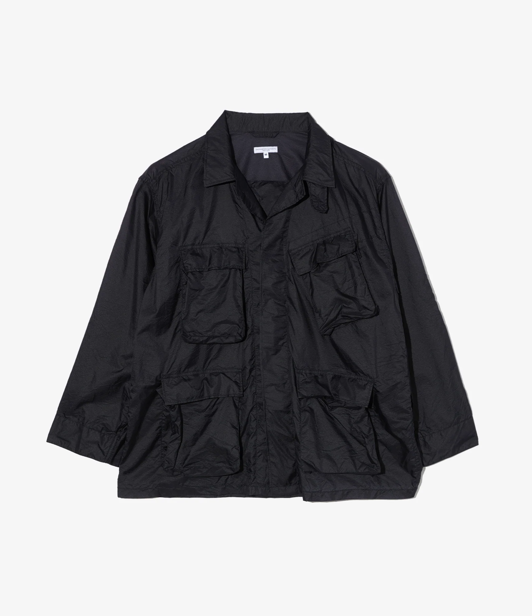 BDU Jacket – Black Micro Ripstop Nylon