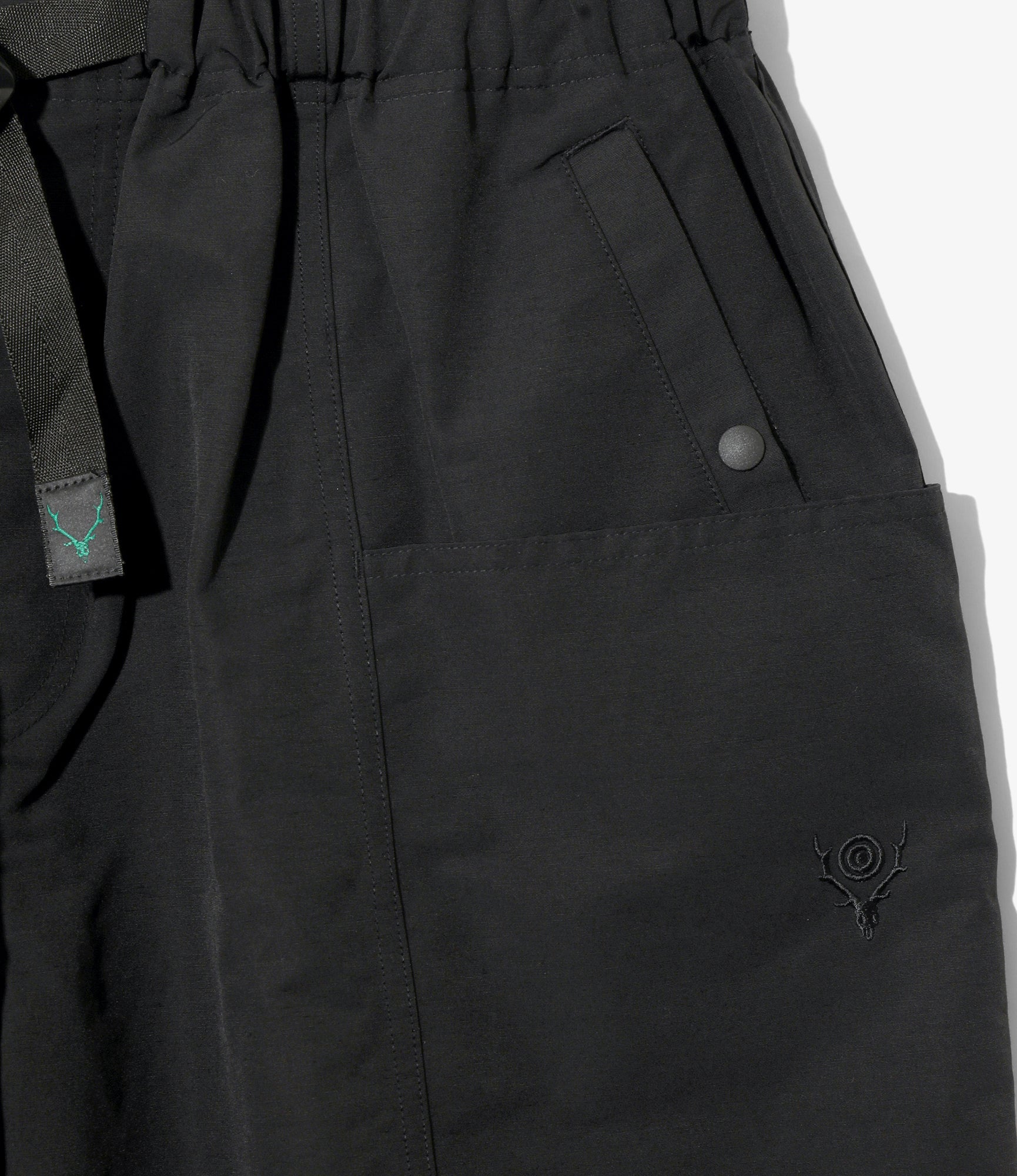 Belted Centre Seam Short – Black Grosgrain - Image 2