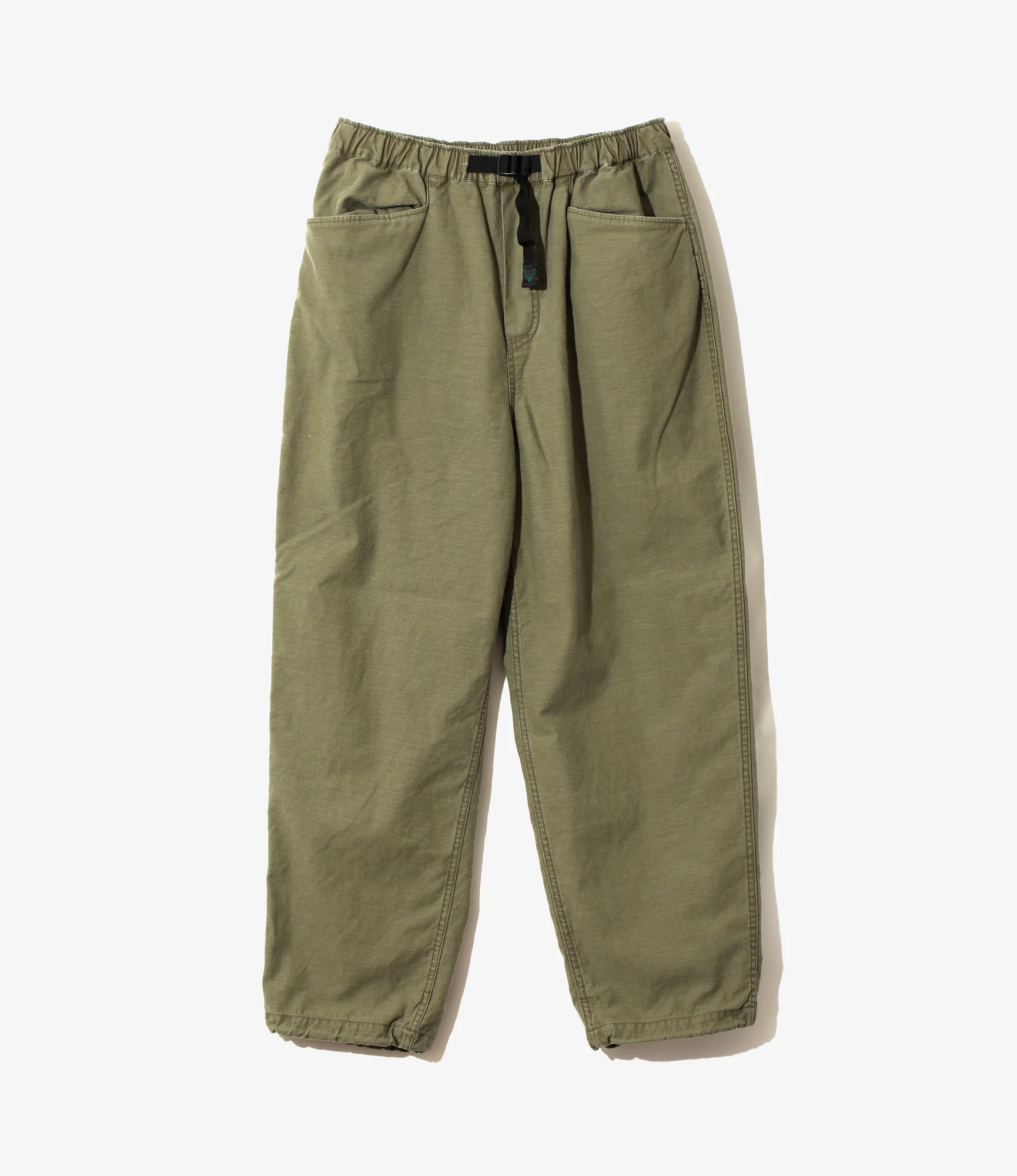 Belted Logger Pant – Olive Reversed Sateen