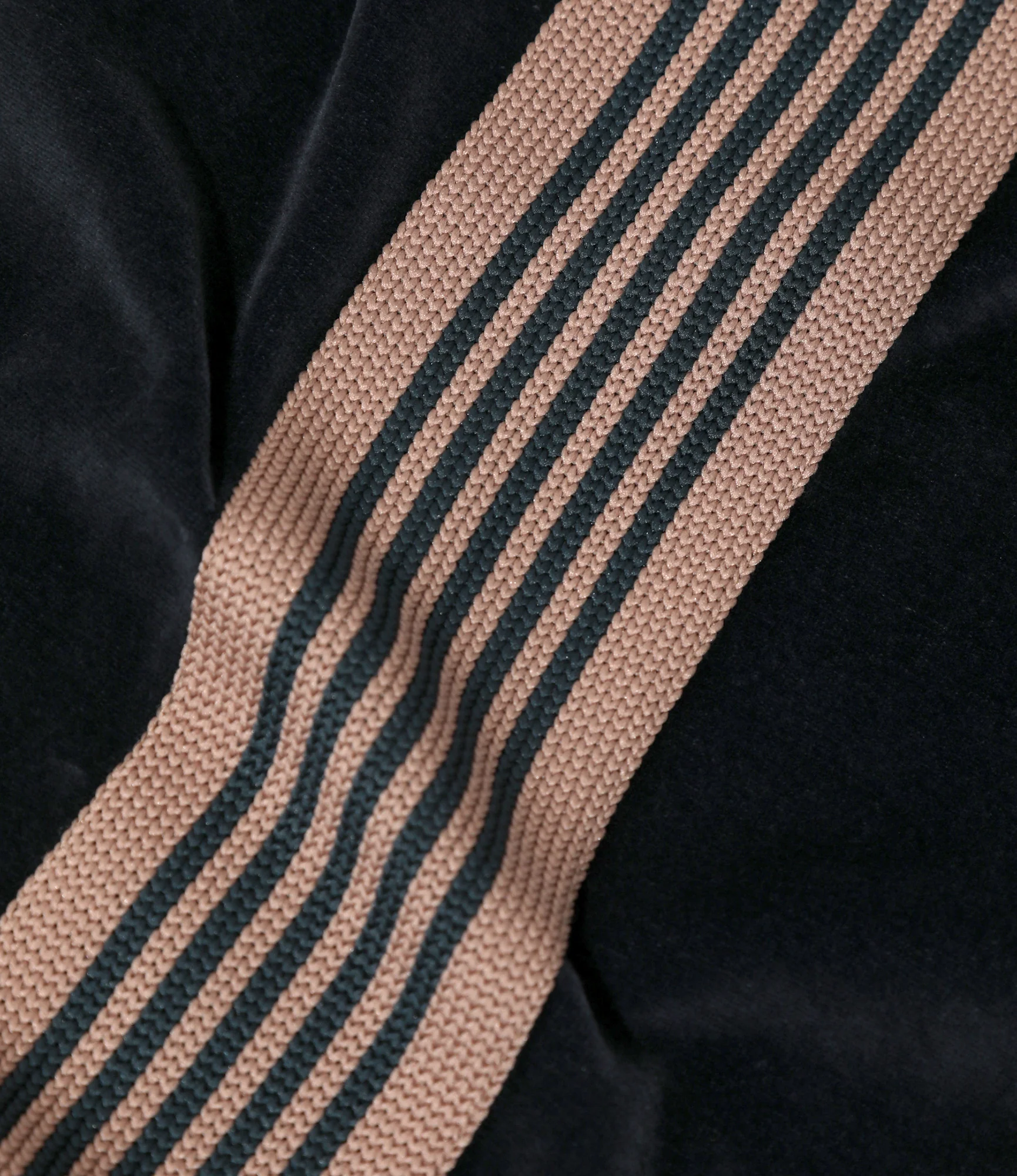 Boot-Cut Track Pant – Steel Blue Velour - Image 7