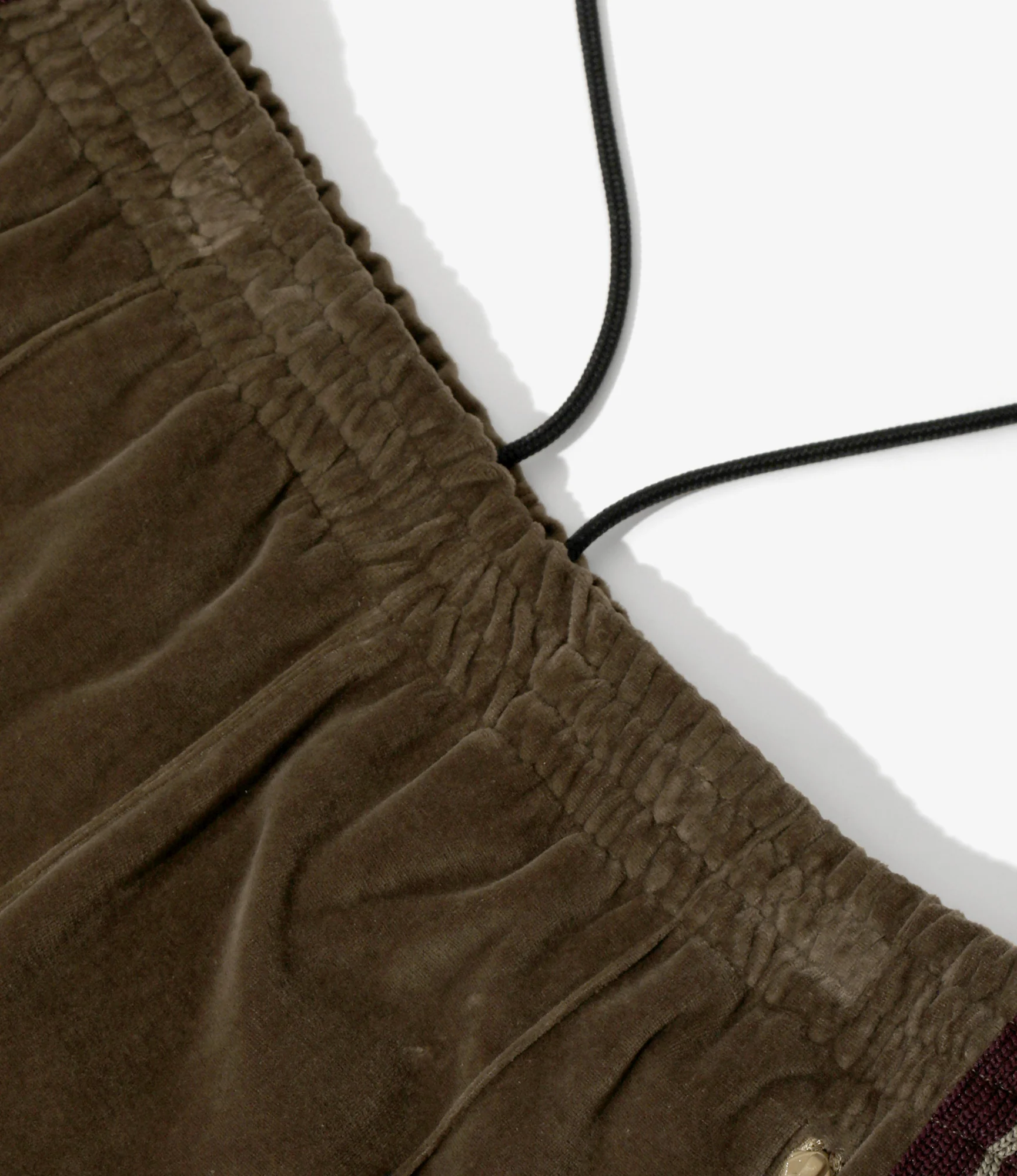 Boot-Cut Track Pant – Taupe Velour - Image 4