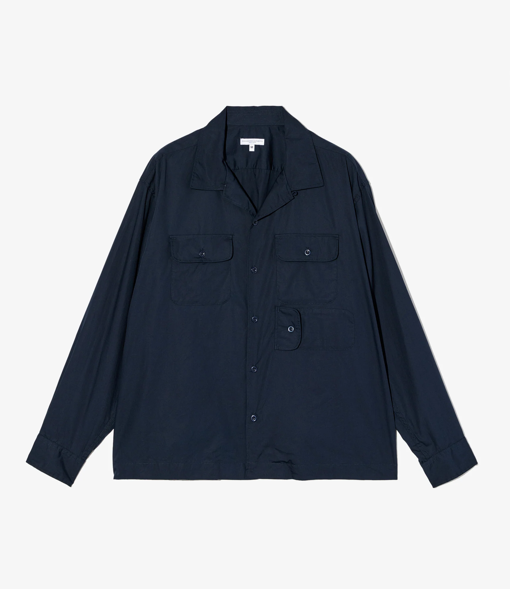 Bowling Shirt – Dark Navy Broadcloth
