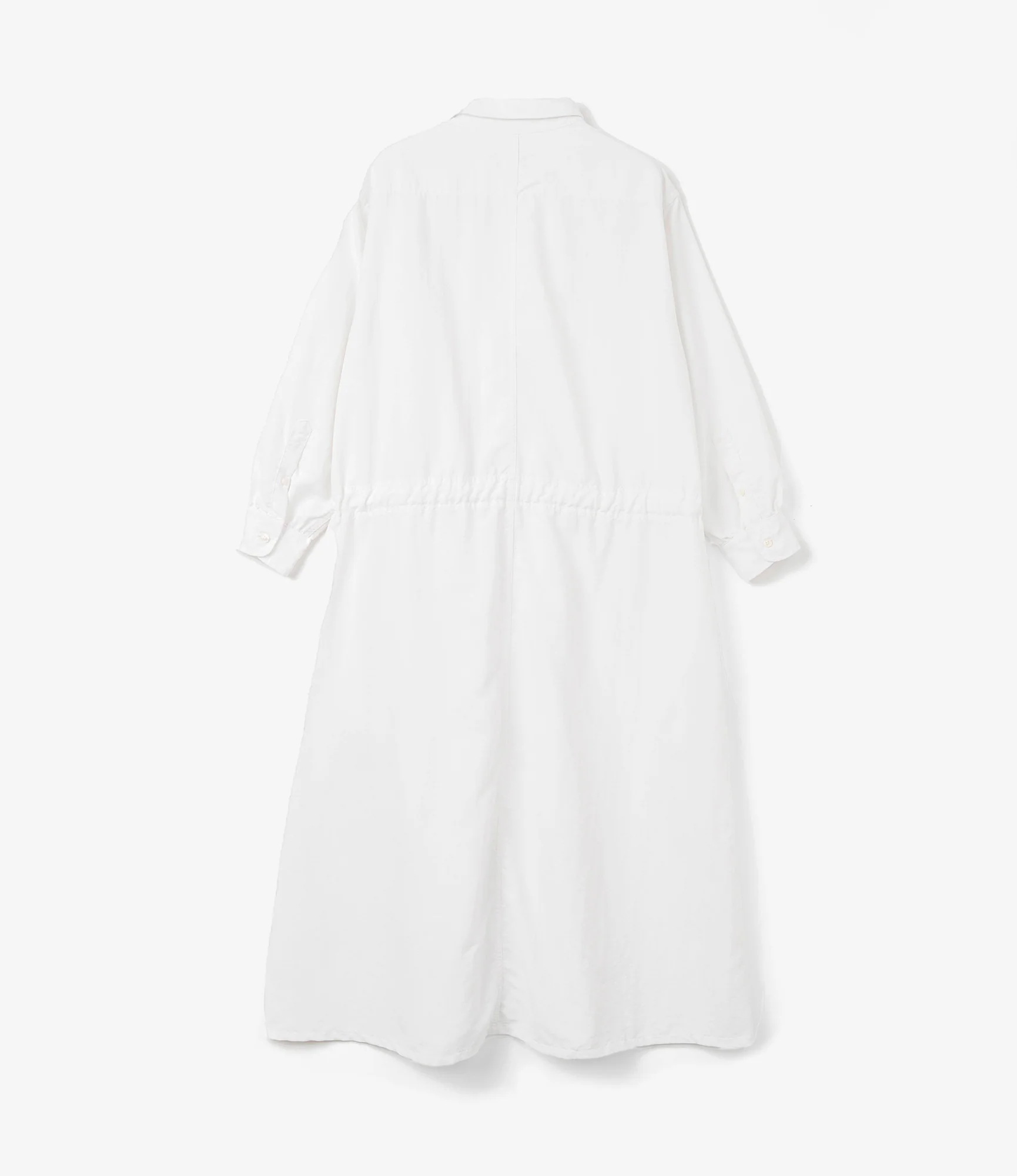Button Down Dress – White 4-Ply Nylon Taslan - Image 3