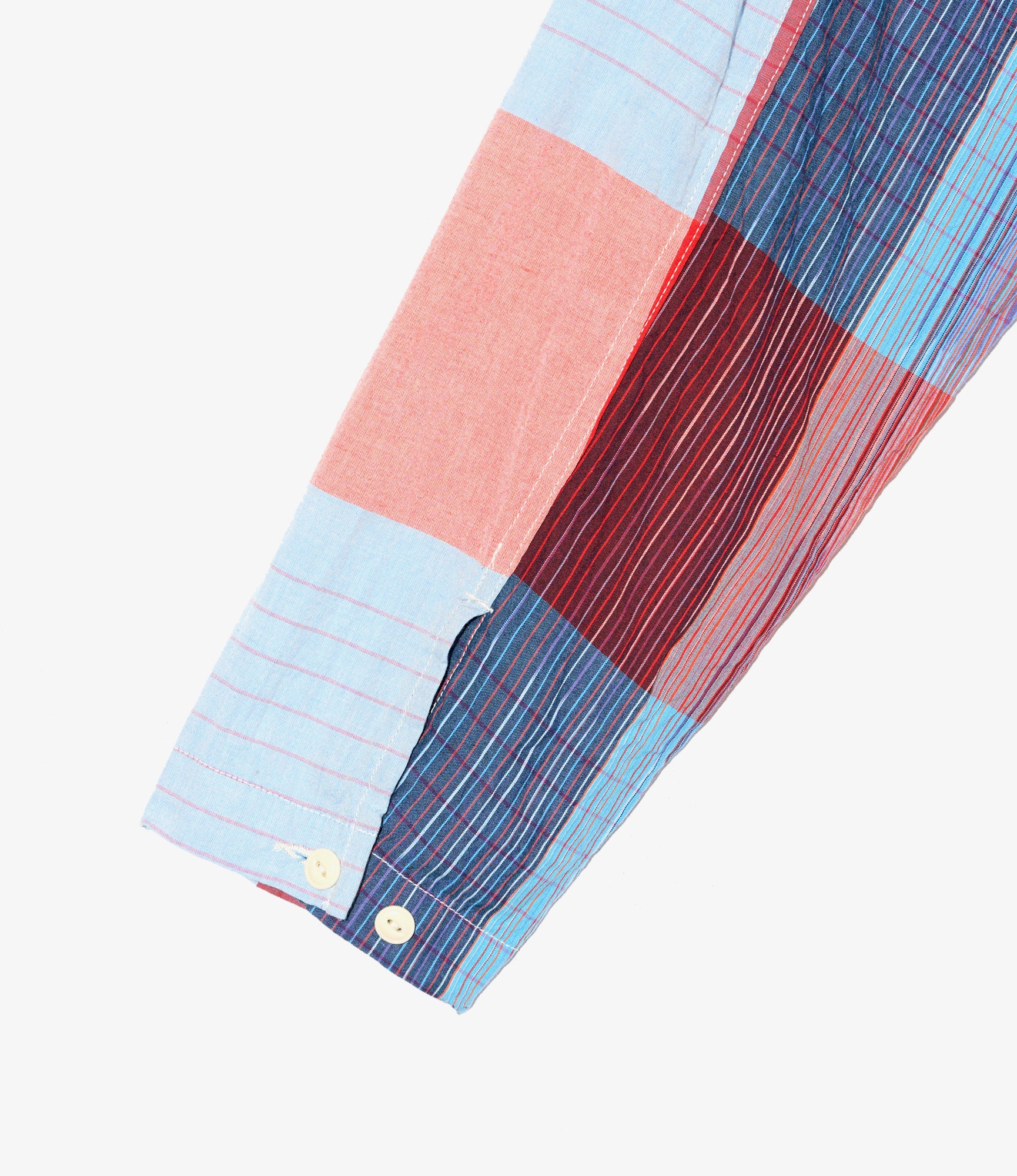 Cagoule Shirt – Red Big Madras Plaid - Image 5