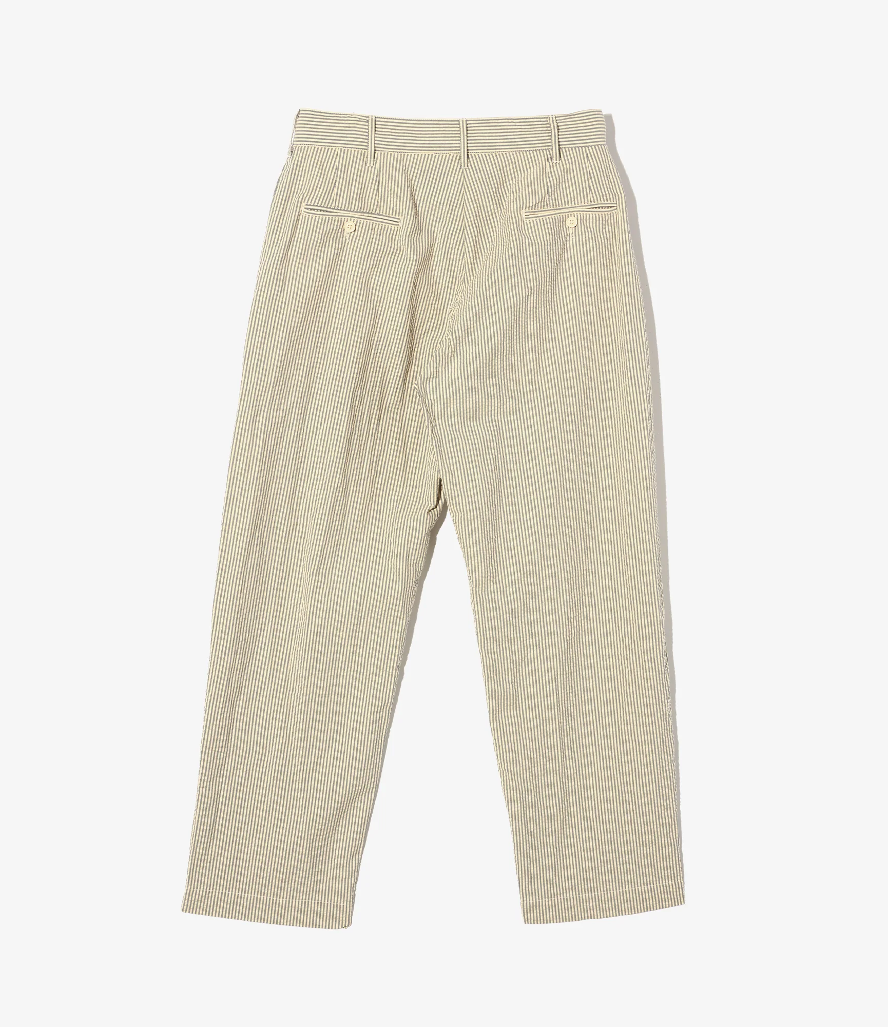 Chino Pant – Navy/Natural Stripe Seersucker - Image 2