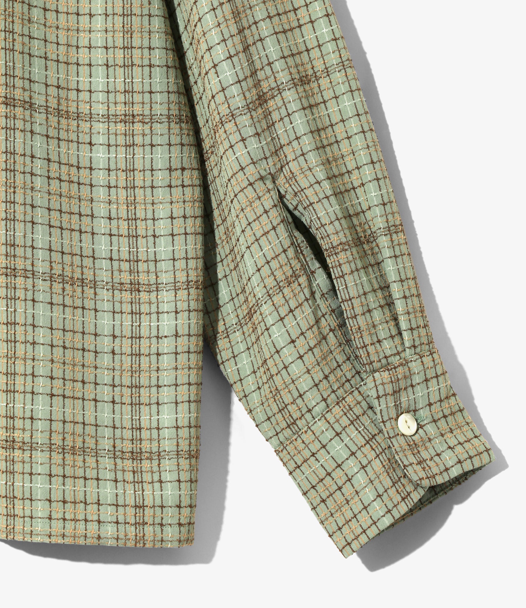 Classic Shirt – Mint Grid Dobby - Image 4