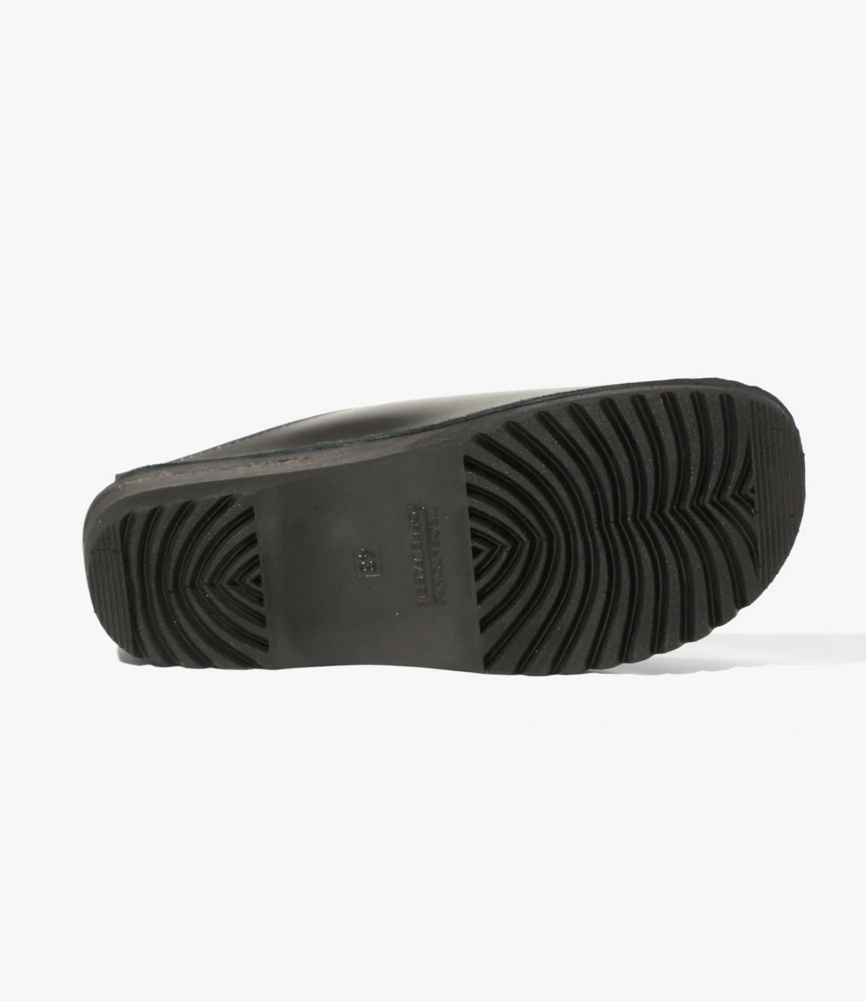 'Alps' Side Lace Clog – Black Leather - Image 7