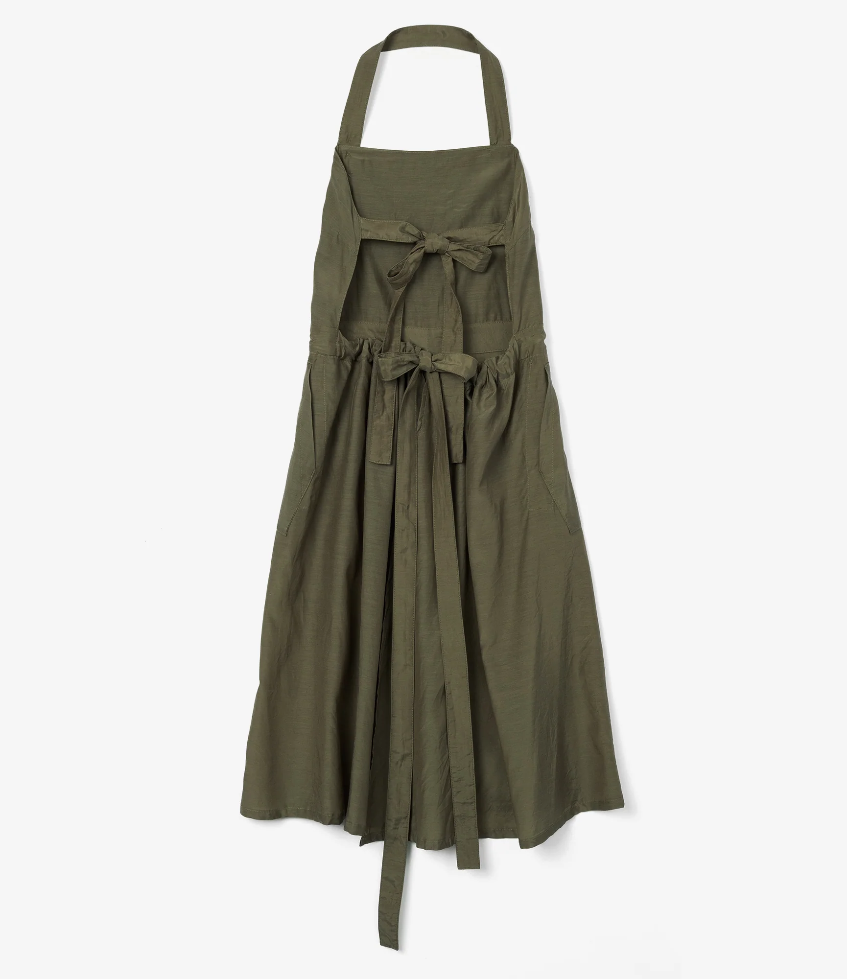 Craft Dress – Olive Sheer Cupro - Image 3