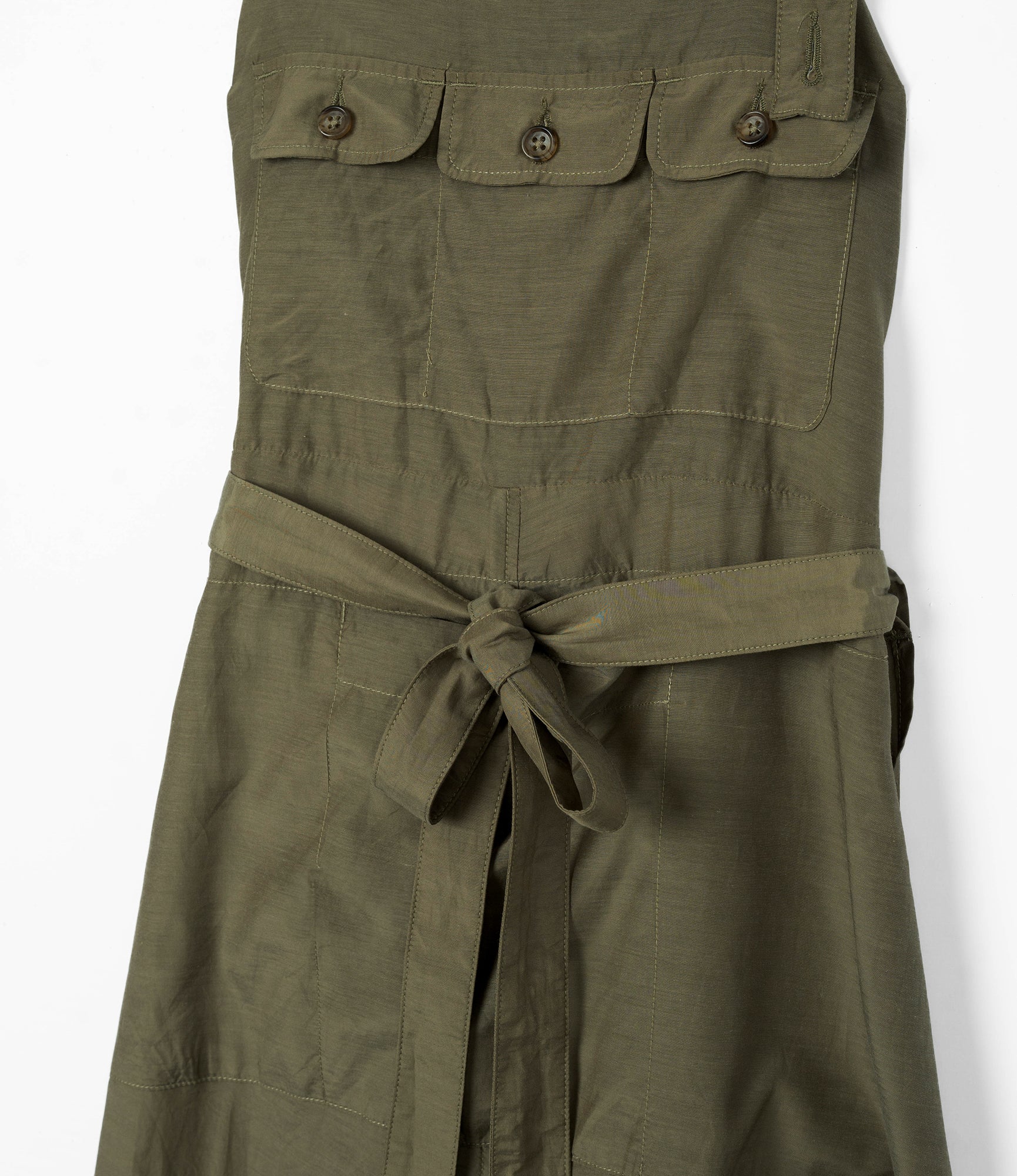 Craft Dress – Olive Sheer Cupro - Image 4