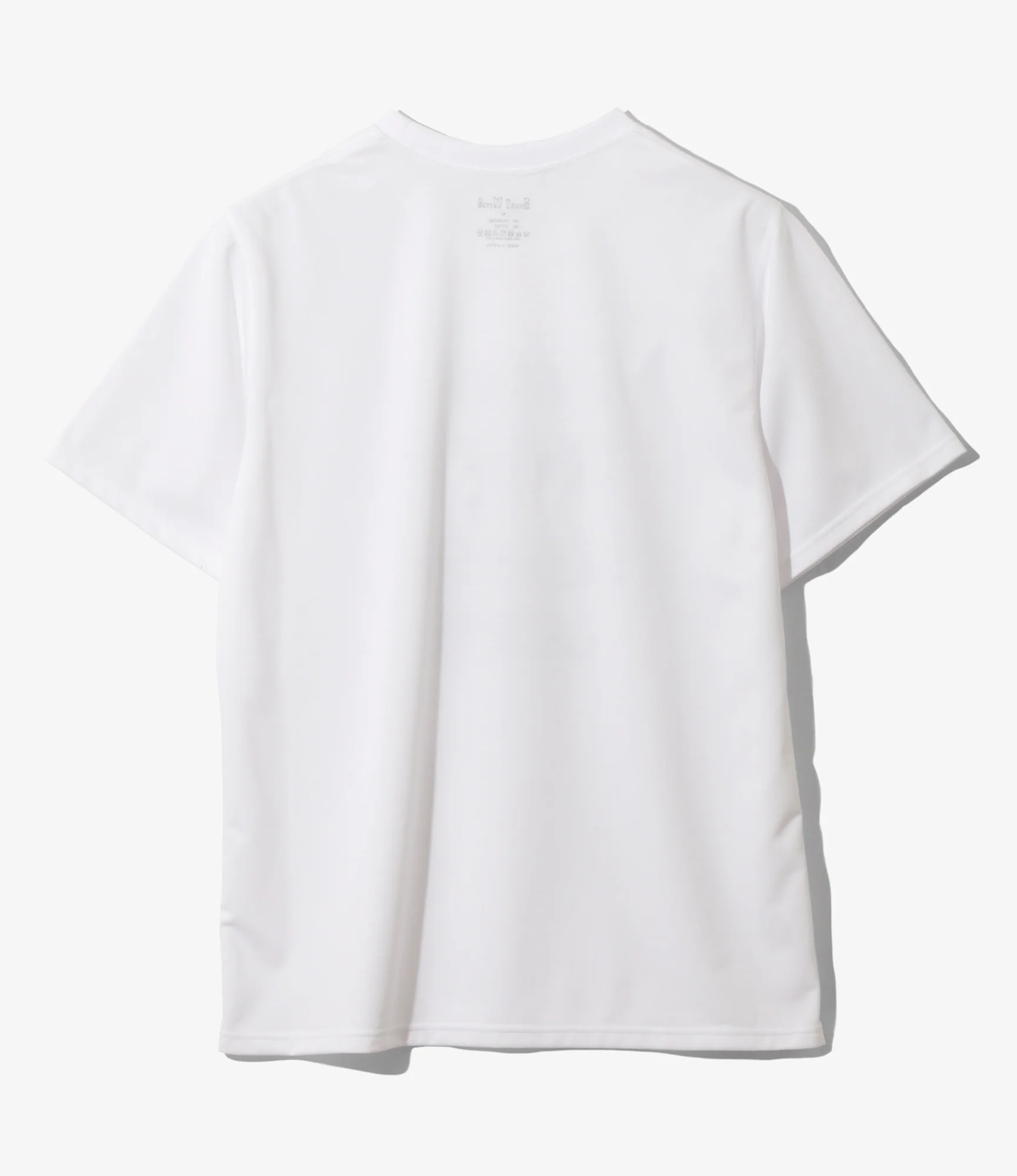 Crew Neck T-Shirt – White 'Festina Lente' Print - Image 3