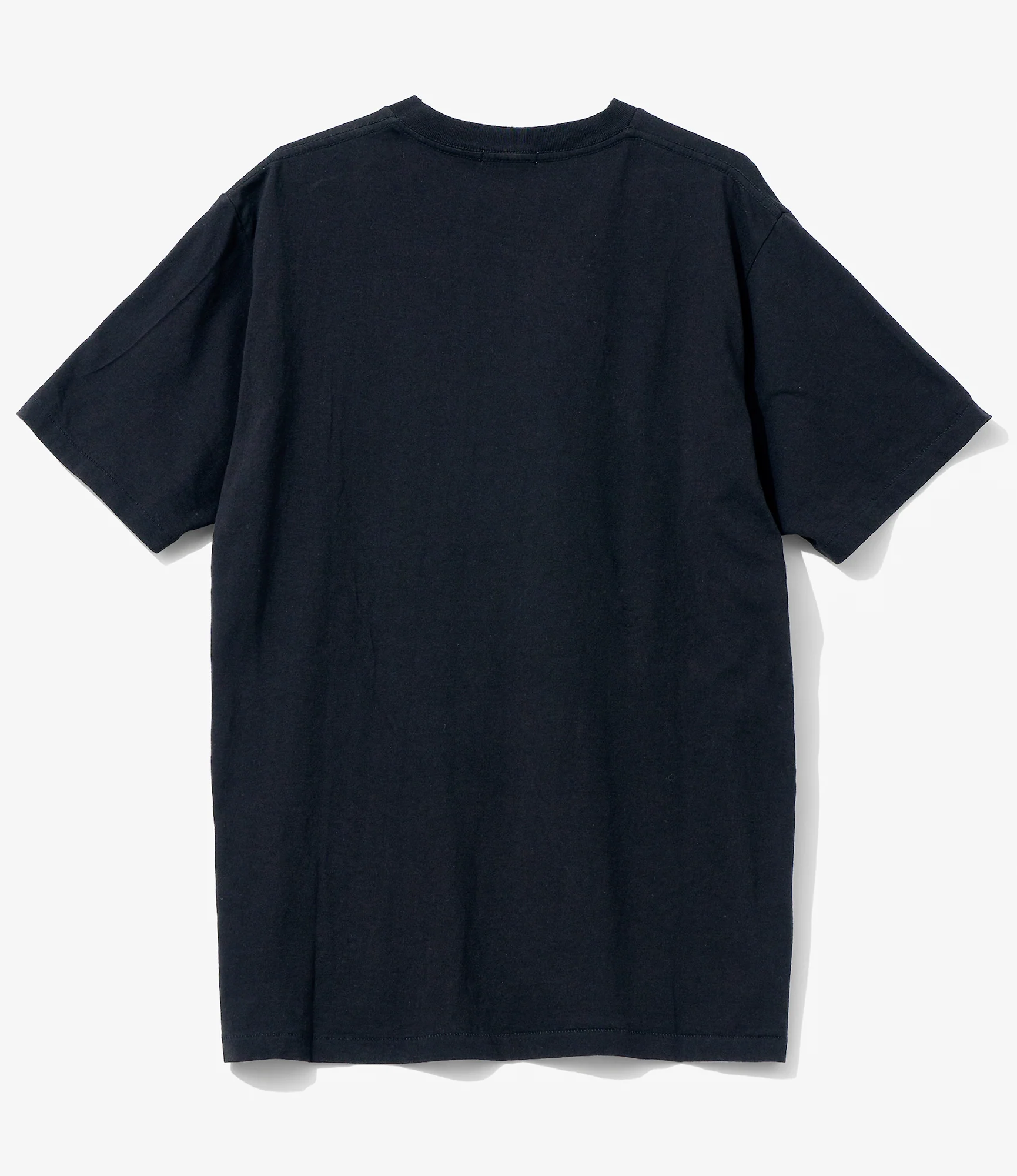 Cross Neck Pocket T-Shirt – Black - Image 5