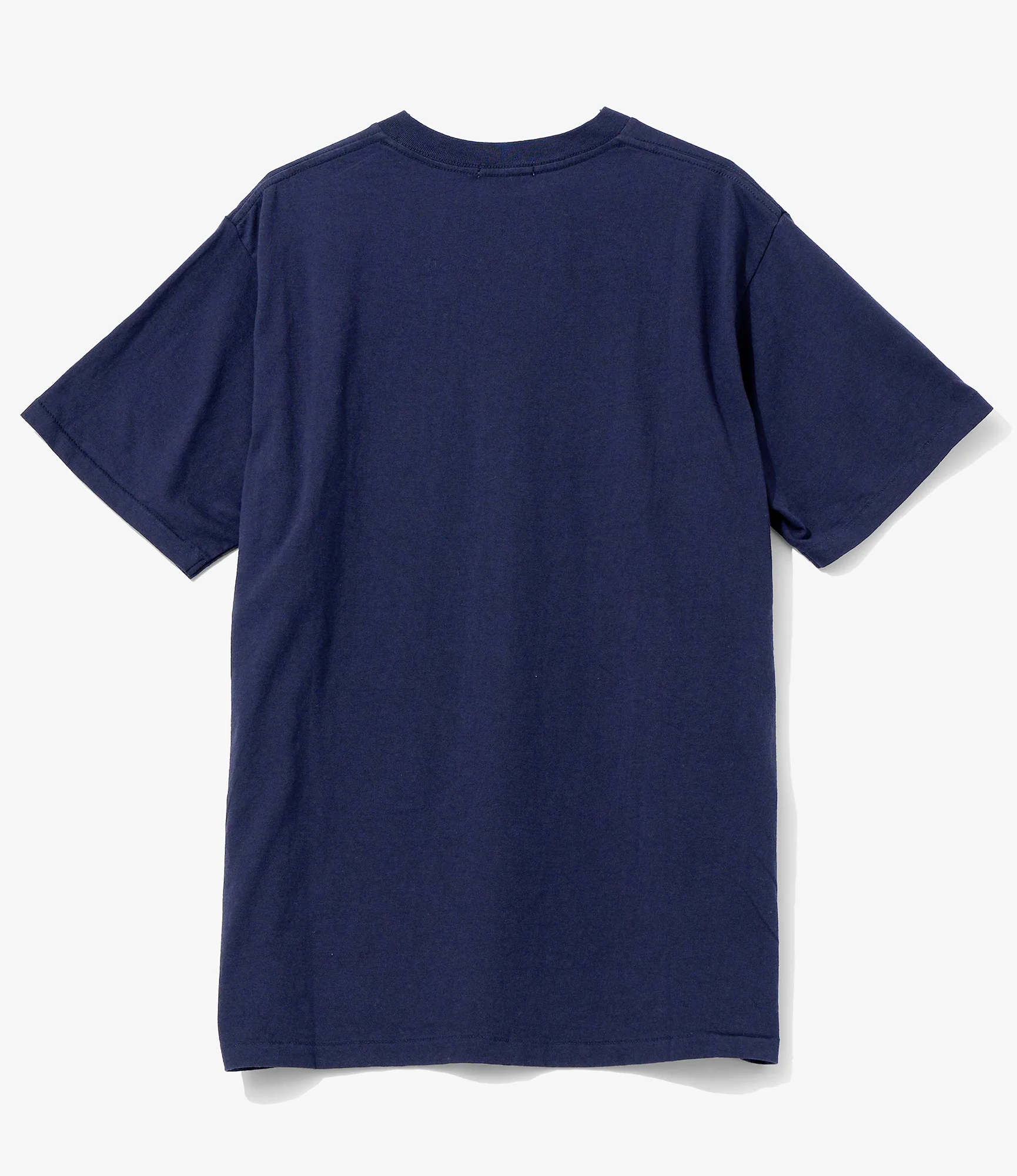 Cross Neck Pocket T-Shirt – Navy - Image 5