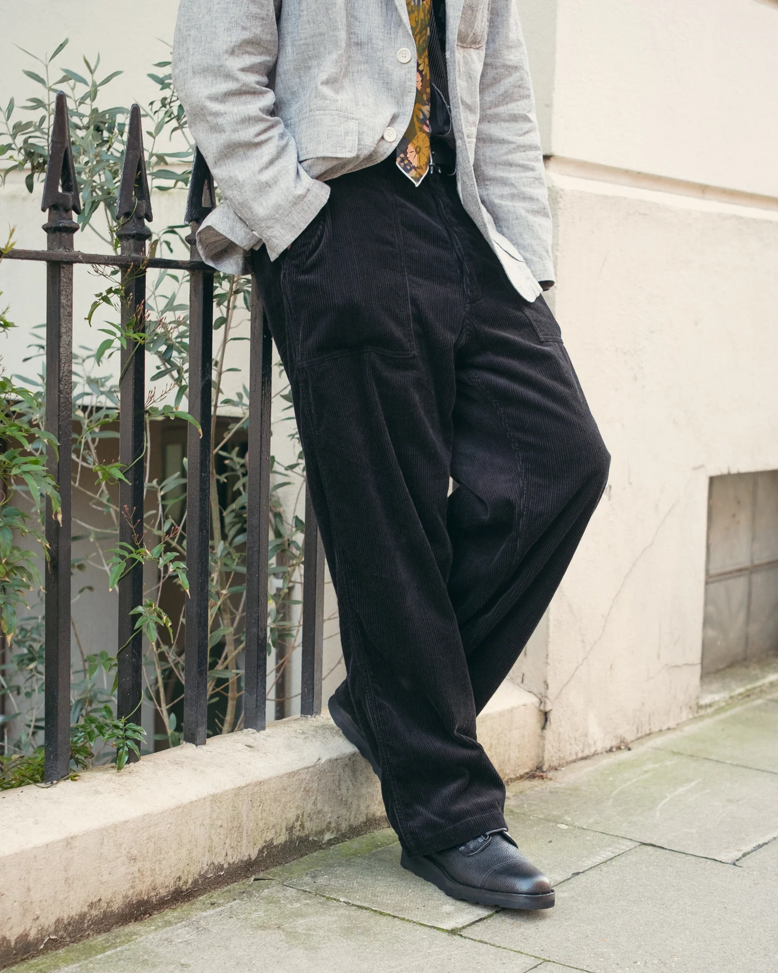 Fatigue Pant – Black 8W Corduroy - Image 2