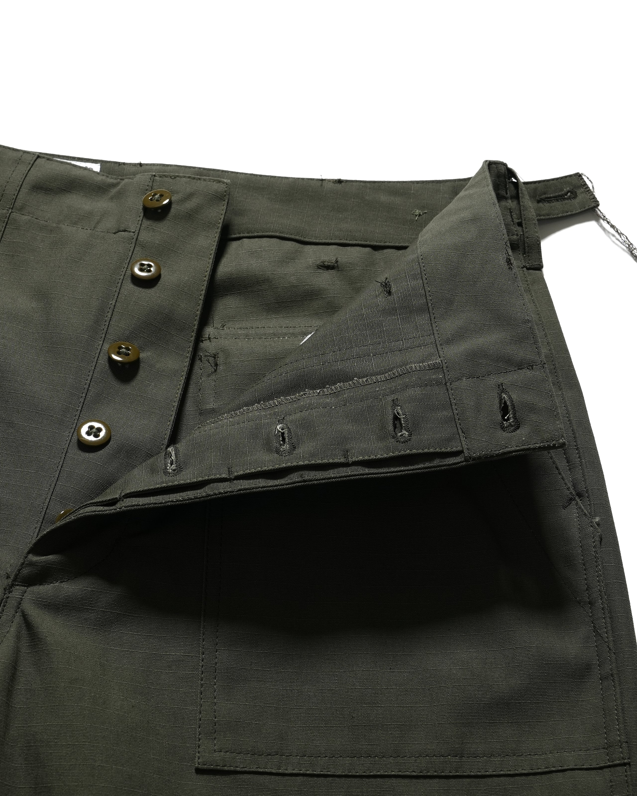 Fatigue Pant – Olive Heavy Ripstop Cotton - Image 3
