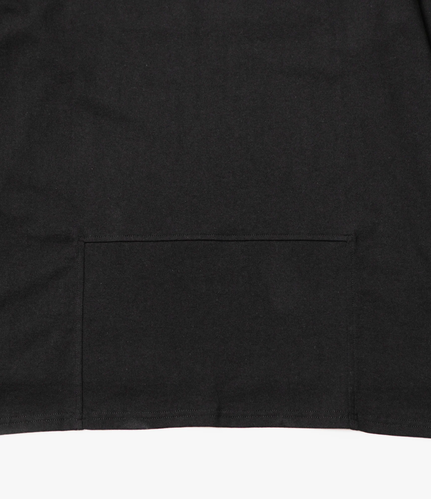 Fisherman Bib Neck Shirt – Black - Image 6