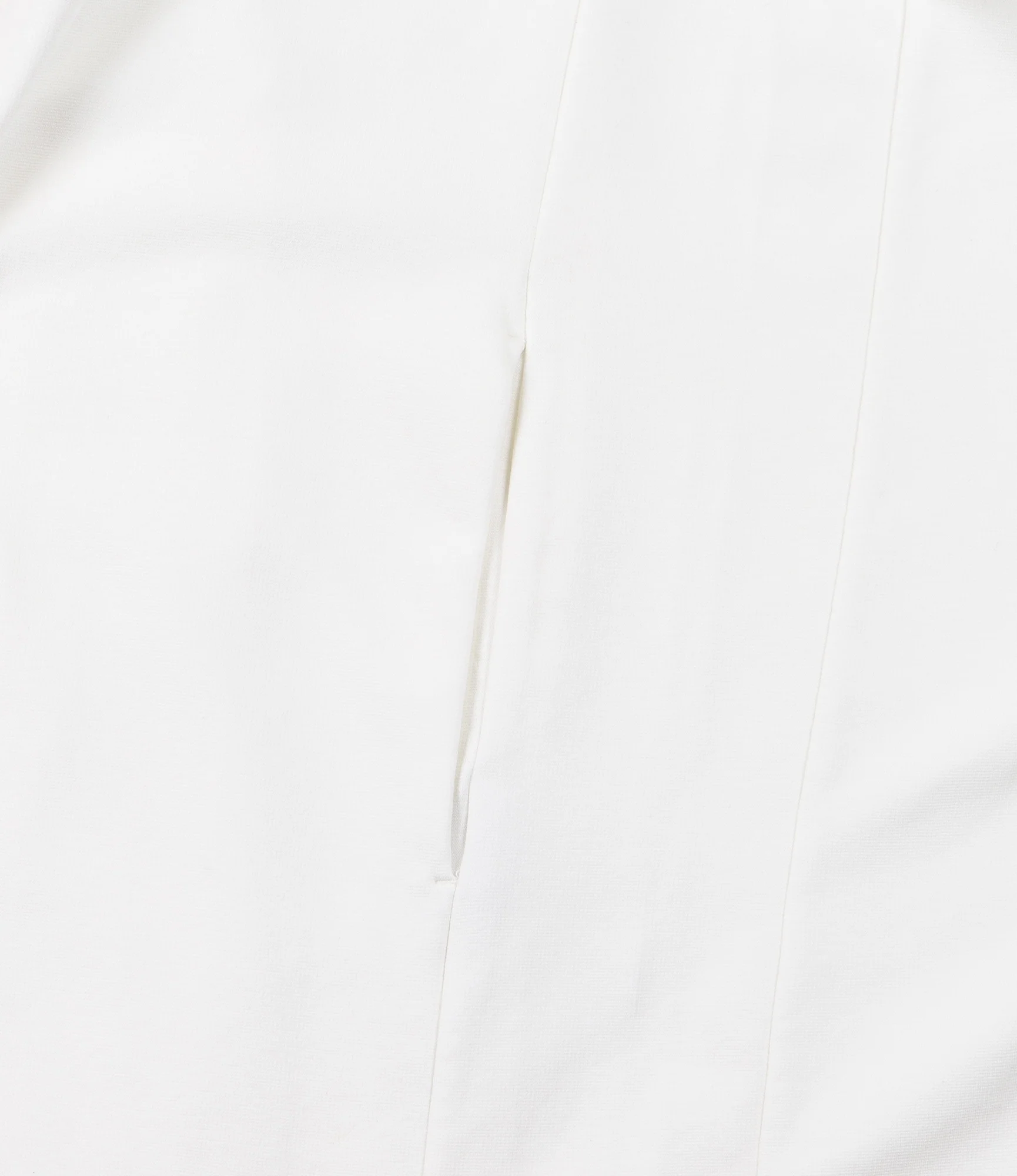 Fisherman Cardigan – White Ponte Jersey - Image 3