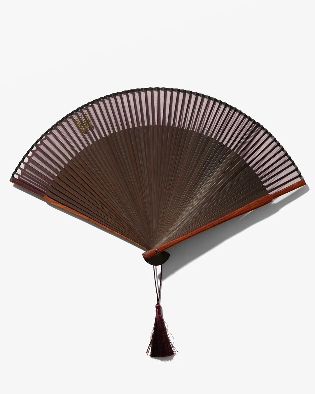 Foldable 60-Leaf Sensu Fan – Rosewood - Image 4