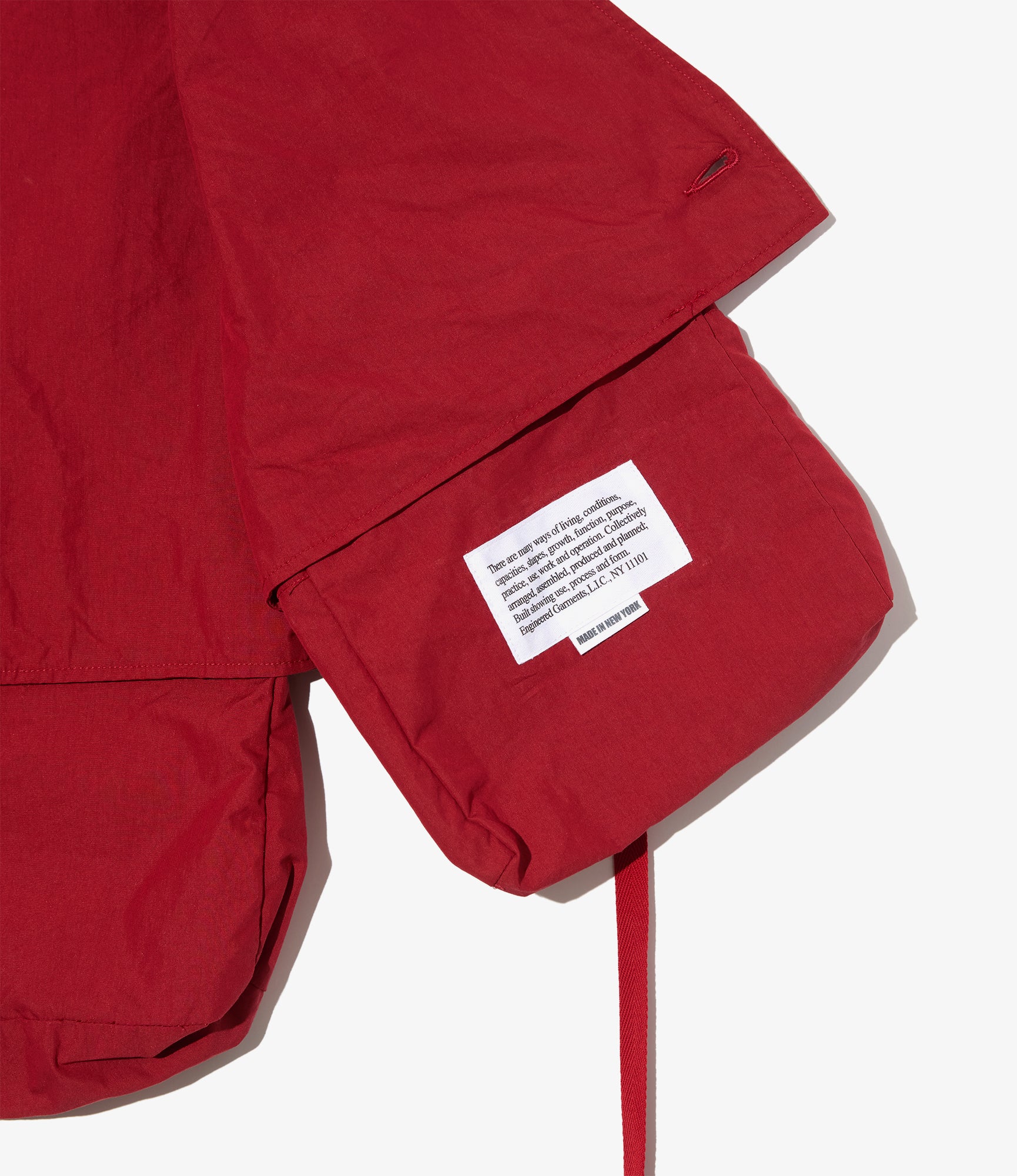 Fowl Vest – Red Nyco Poplin - Image 4