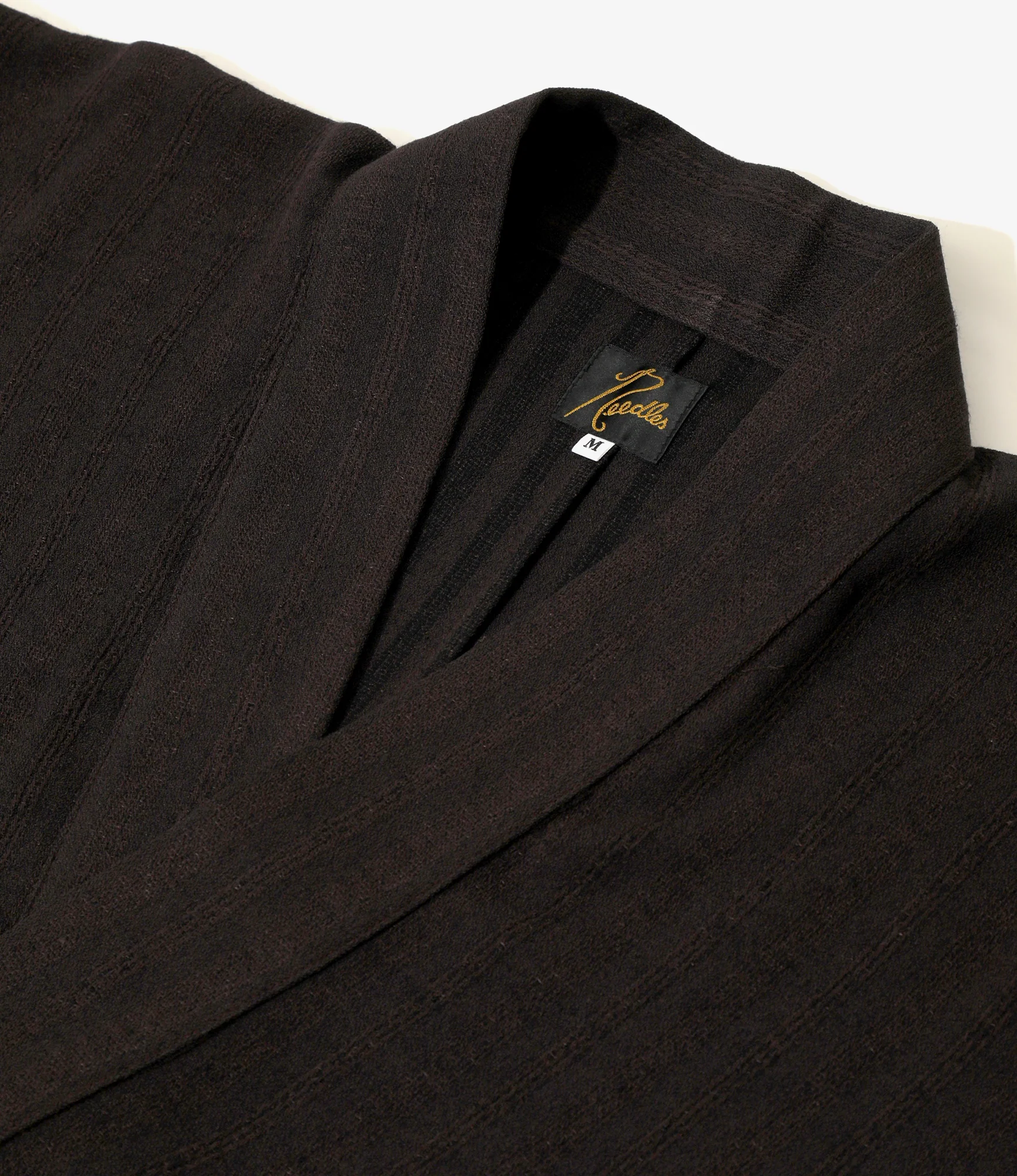 Haori Jacket – Burgundy Stripe - Image 3