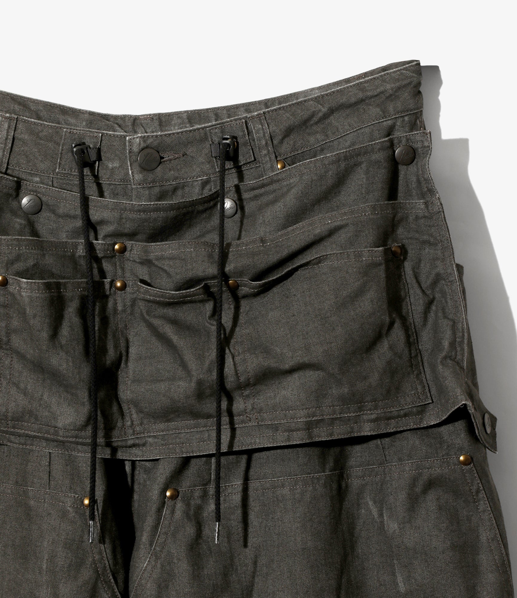 H.D. Apron Painter Pant – Black Sumi-Dyed Canvas - Image 2