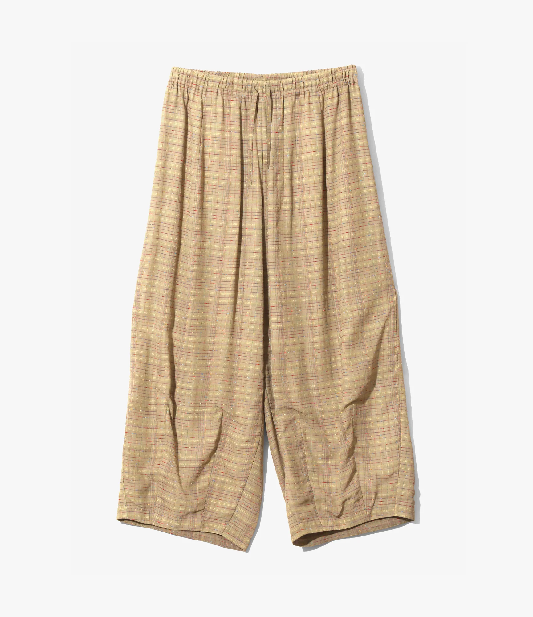 H.D. Pant – Taupe Plaid Ring Knot