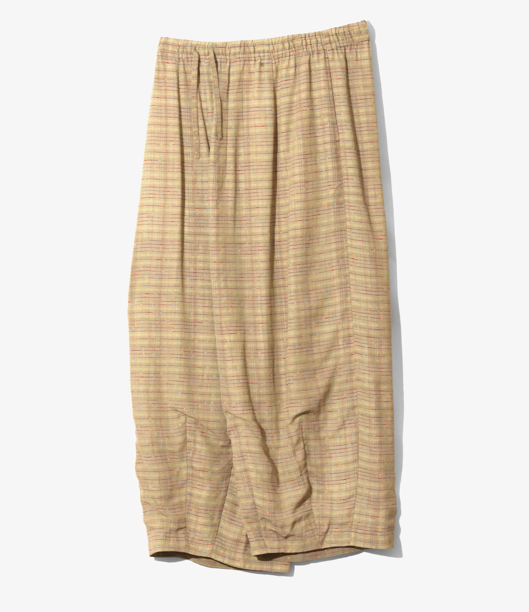 H.D. Pant – Taupe Plaid Ring Knot - Image 2