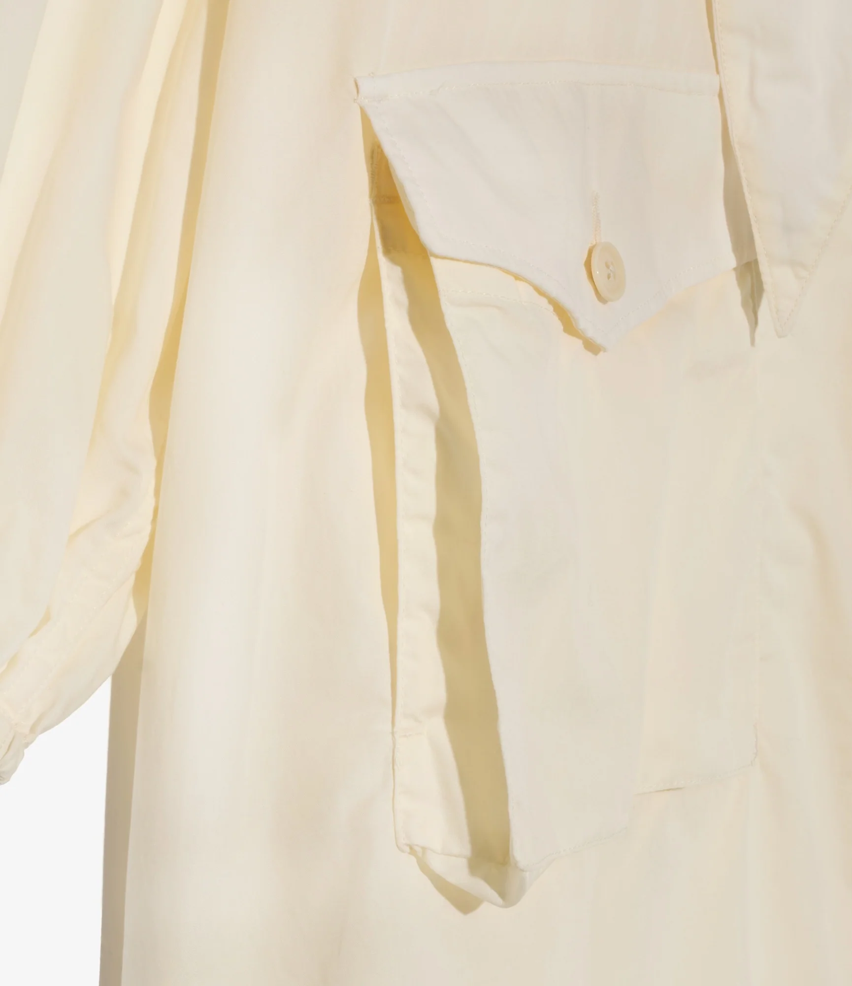 Hooded Field Dress – Ivory 50s Broadcloth - Image 2