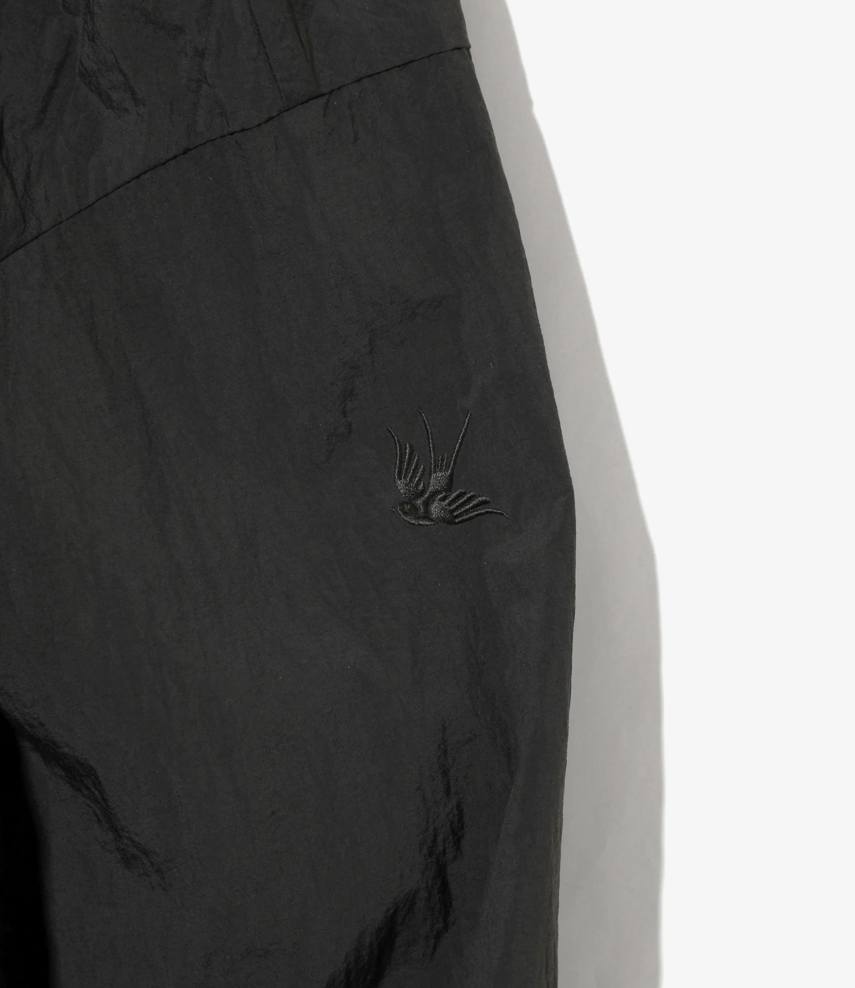 Hooded Zip Coat – Black - Image 3
