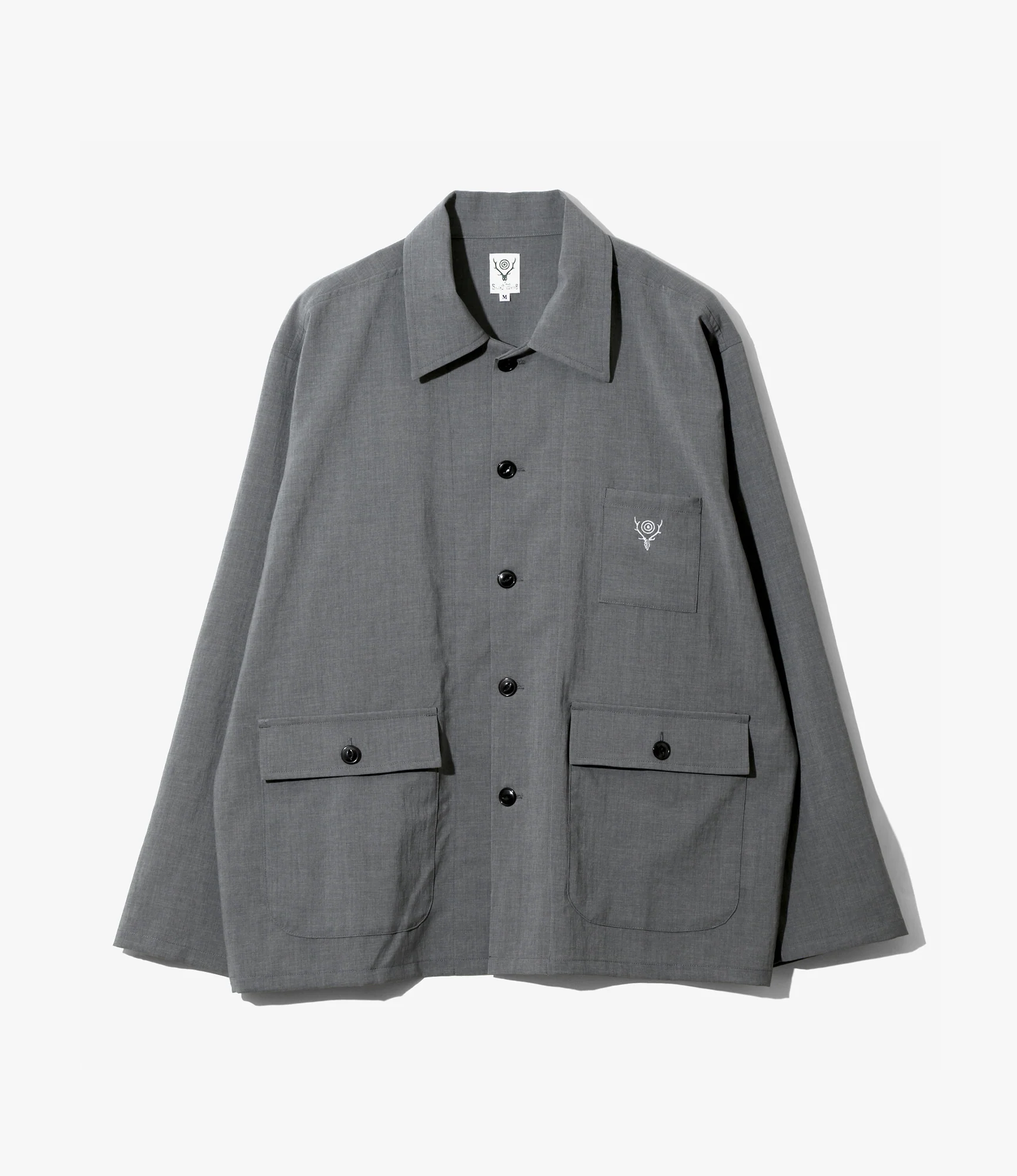 Hunting Shirt – Grey Oxford Cloth