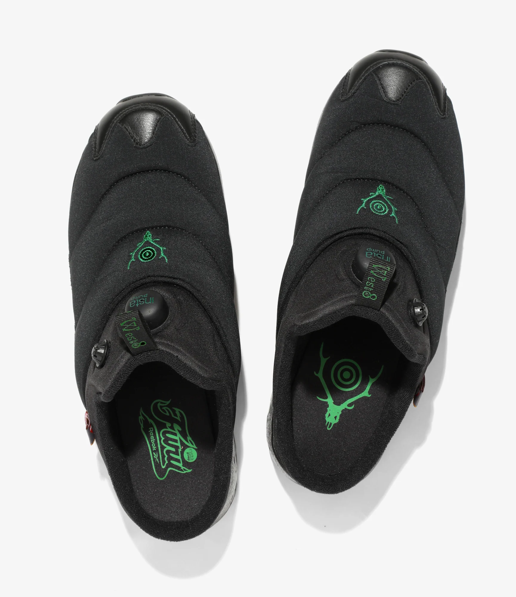 Instapump Fury Mule – Black/Green - Image 4