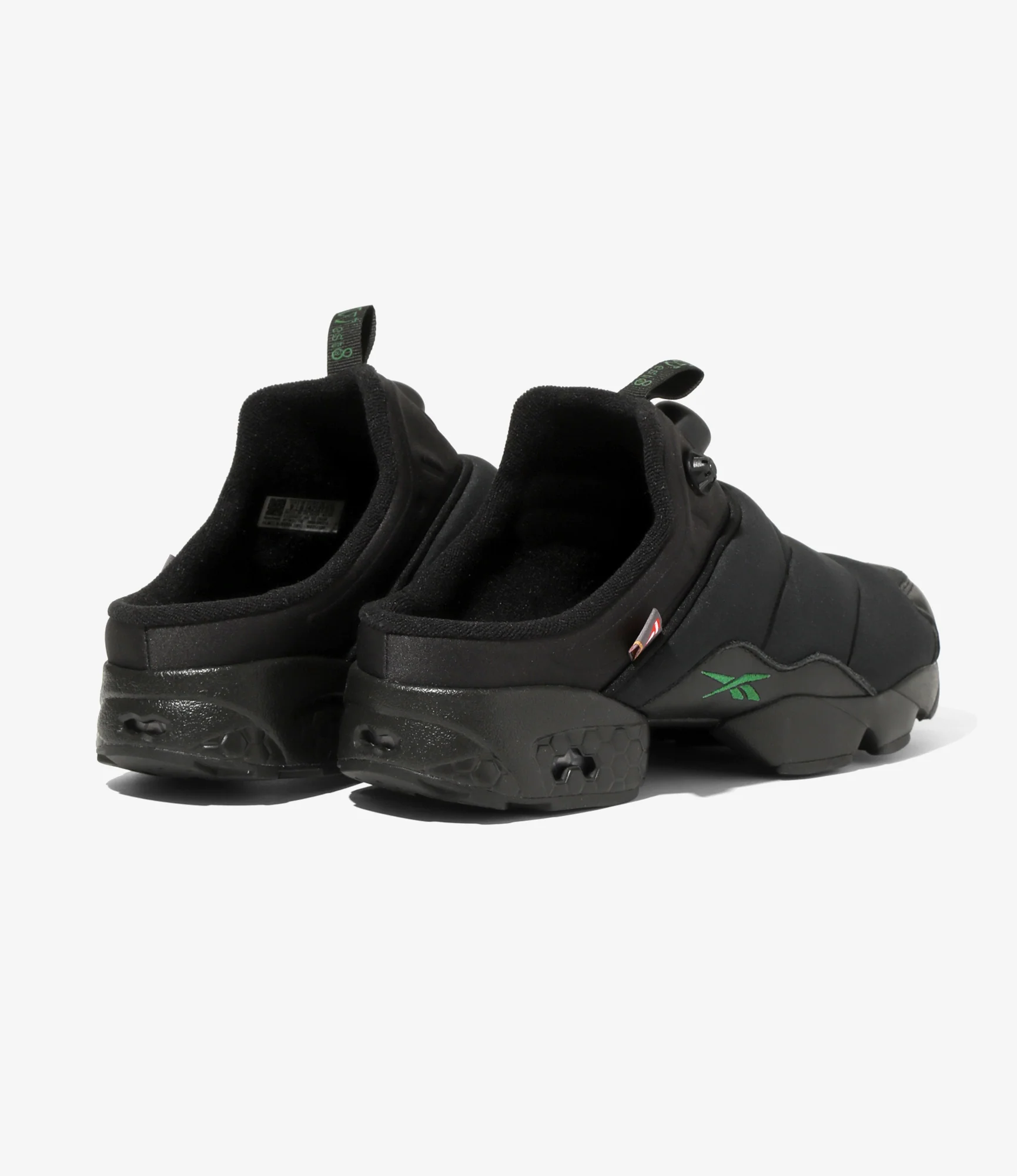 Instapump Fury Mule – Black/Green - Image 6