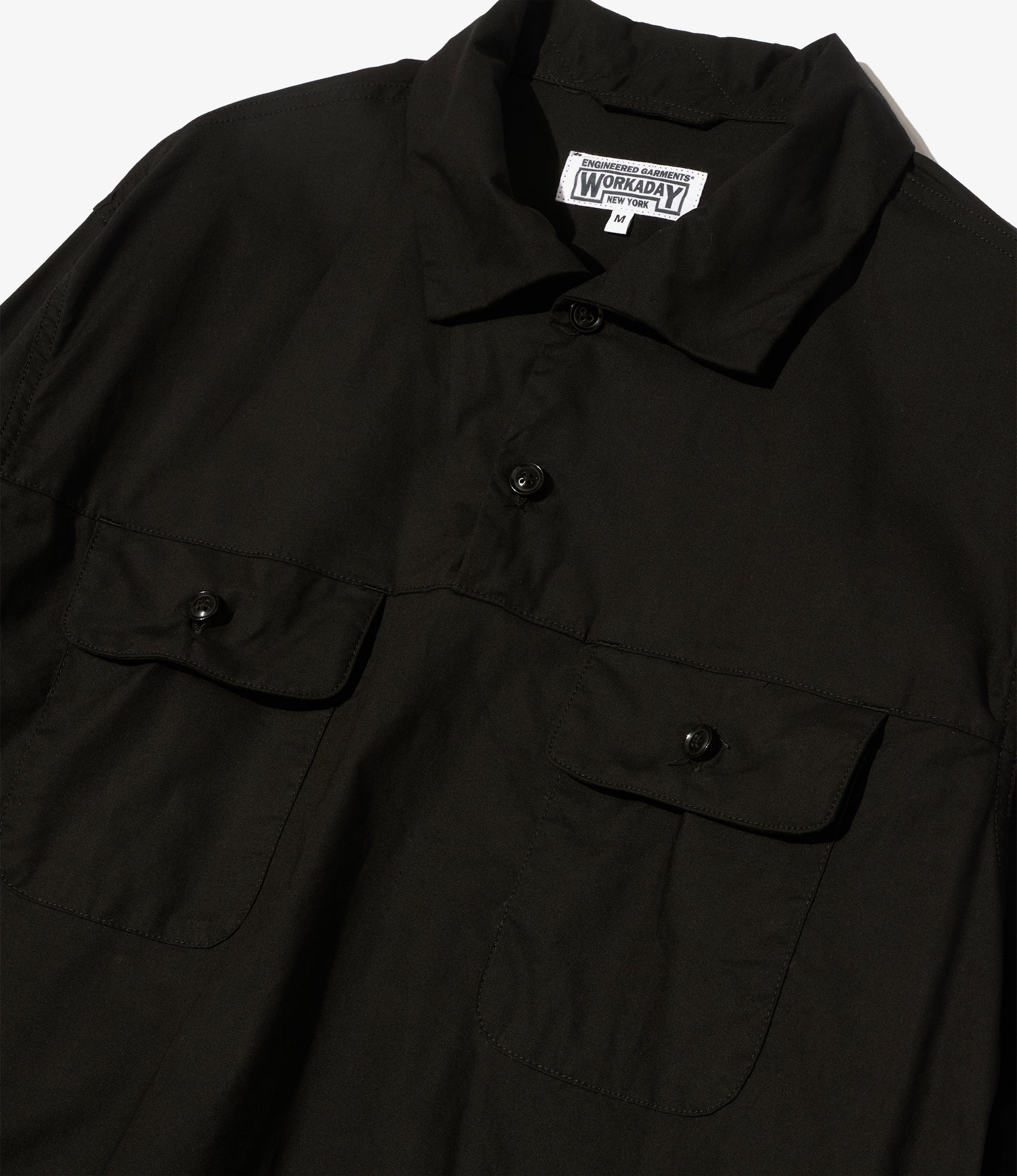 Jumper Shirt – Black Kona Cotton - Image 2