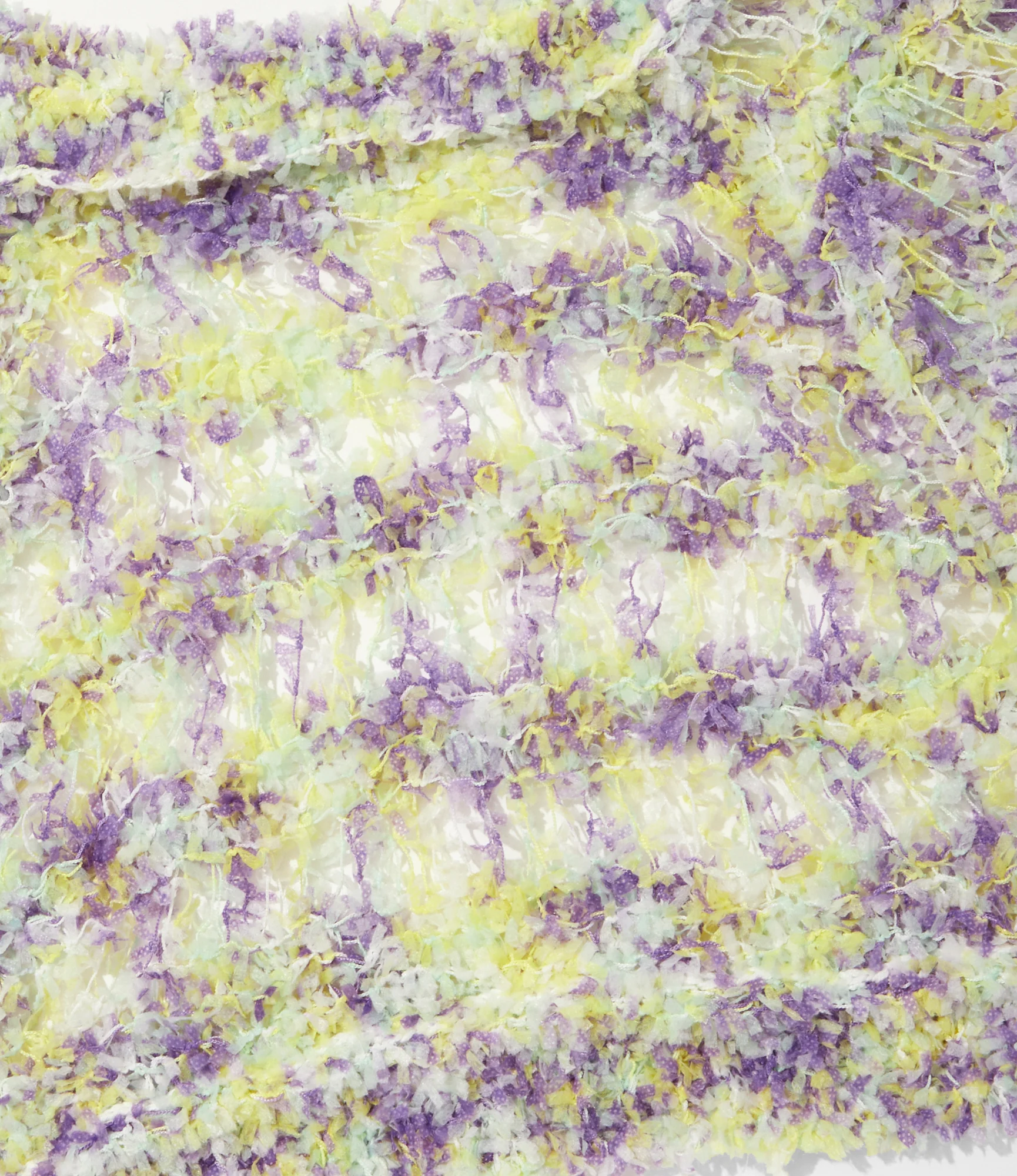 Knit Bolero – Purple/Yellow Fancy Yarn - Image 3