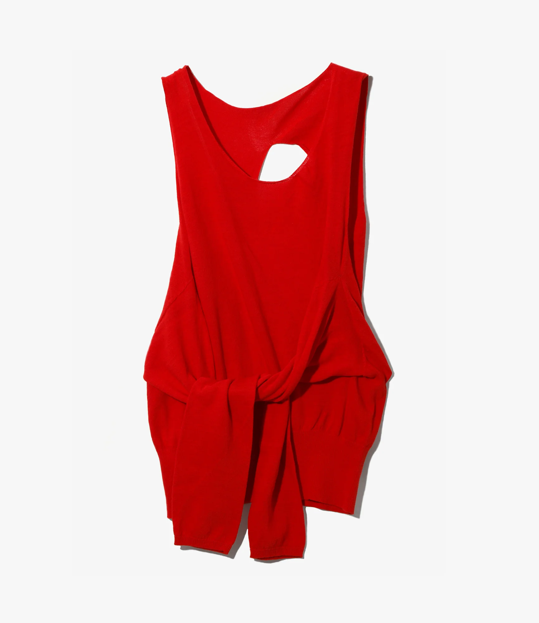 Knot Tank Top – Red Sheer