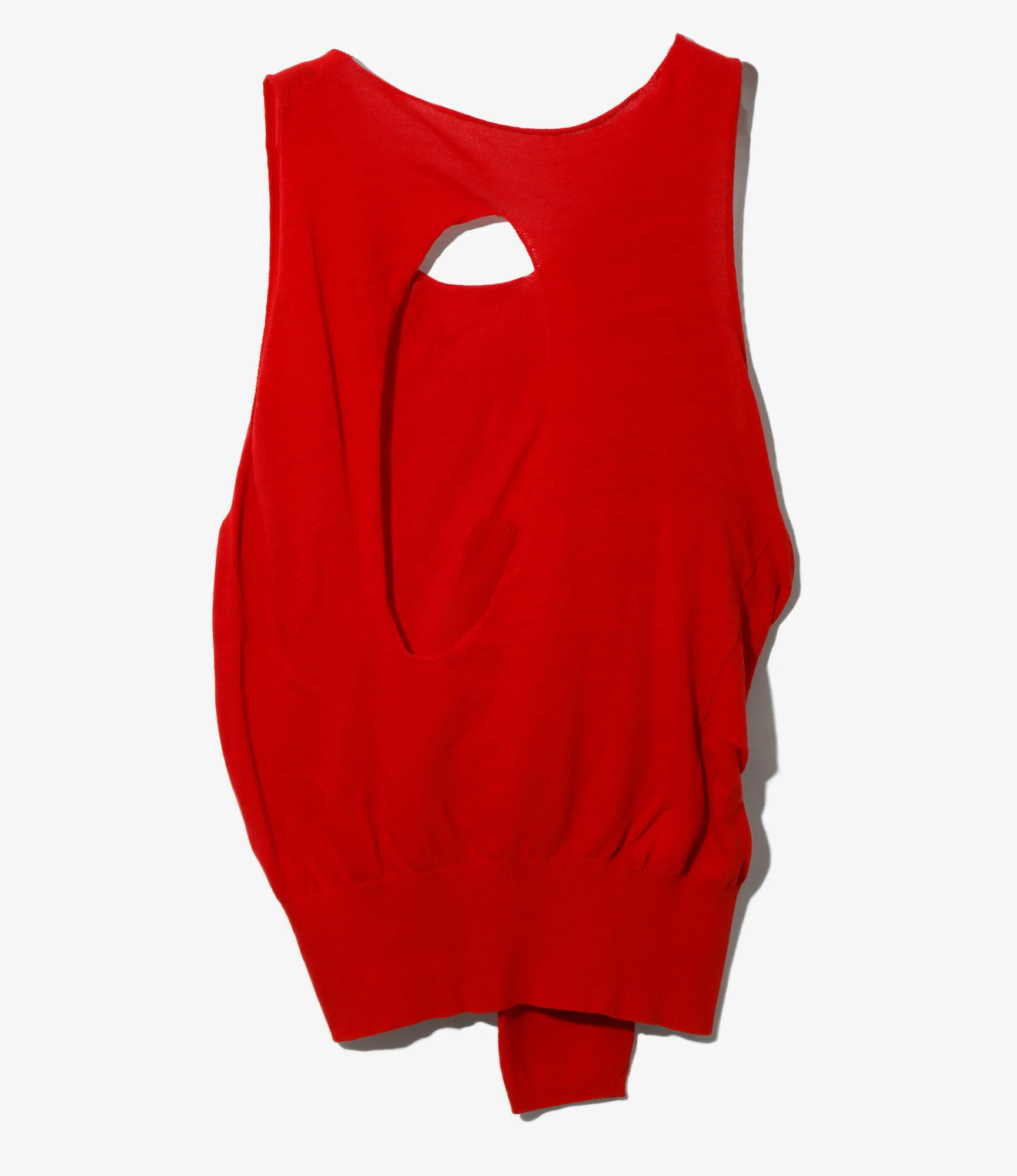 Knot Tank Top – Red Sheer - Image 3