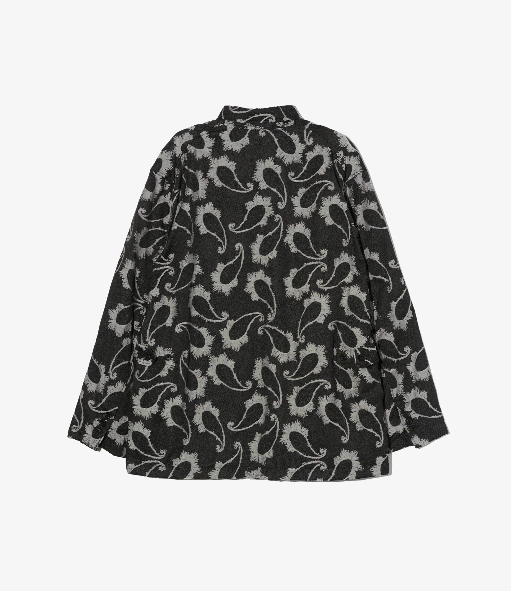 Loiter Jacket – Black Paisley Jacquard - Image 2
