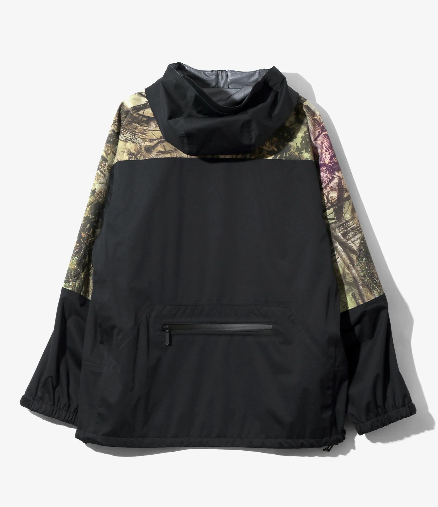 Mountain Parka – Black/Camo Combo Nylon Tussah - Image 5