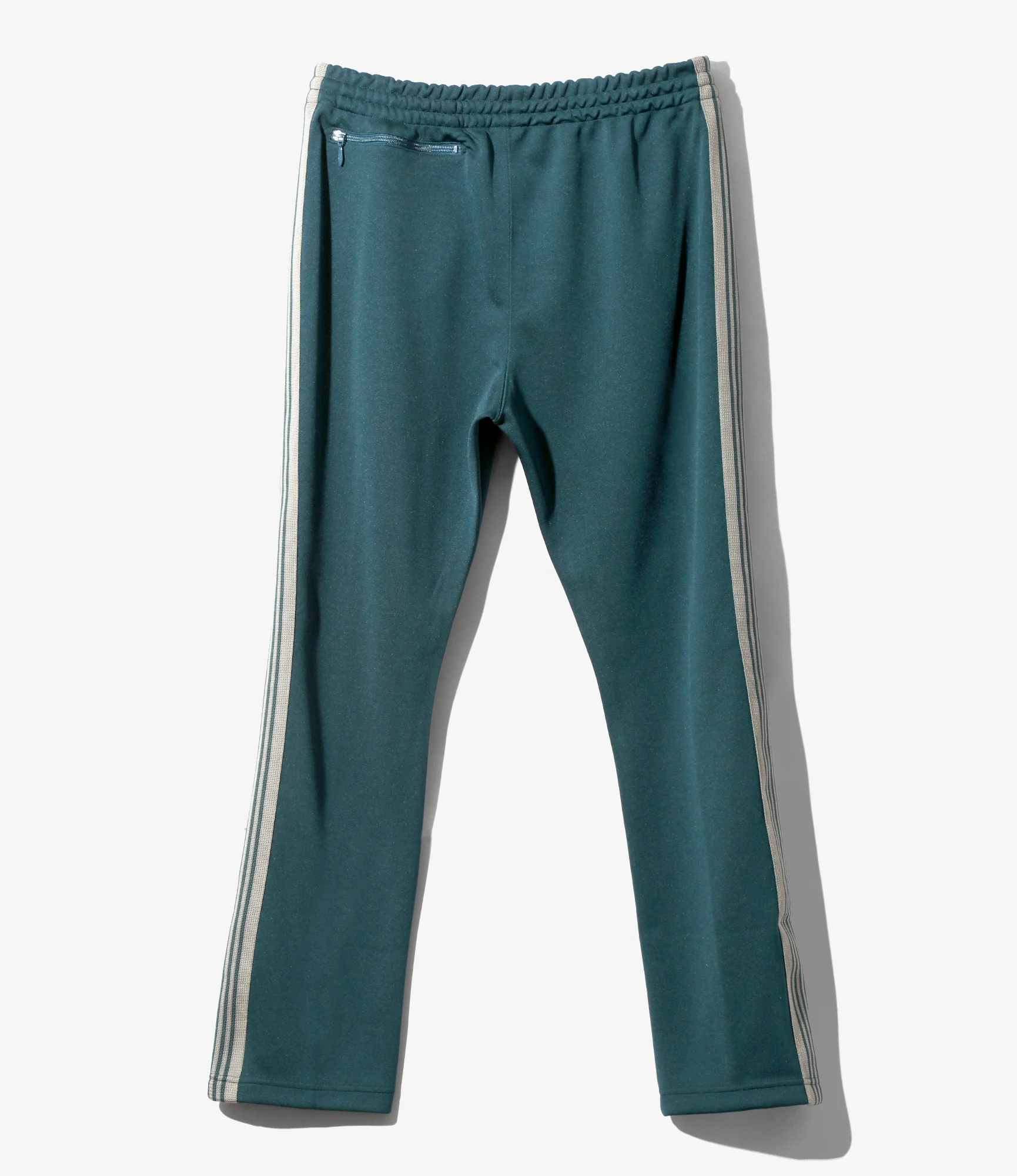 Narrow Track Pant – Green Poly Smooth - Image 5