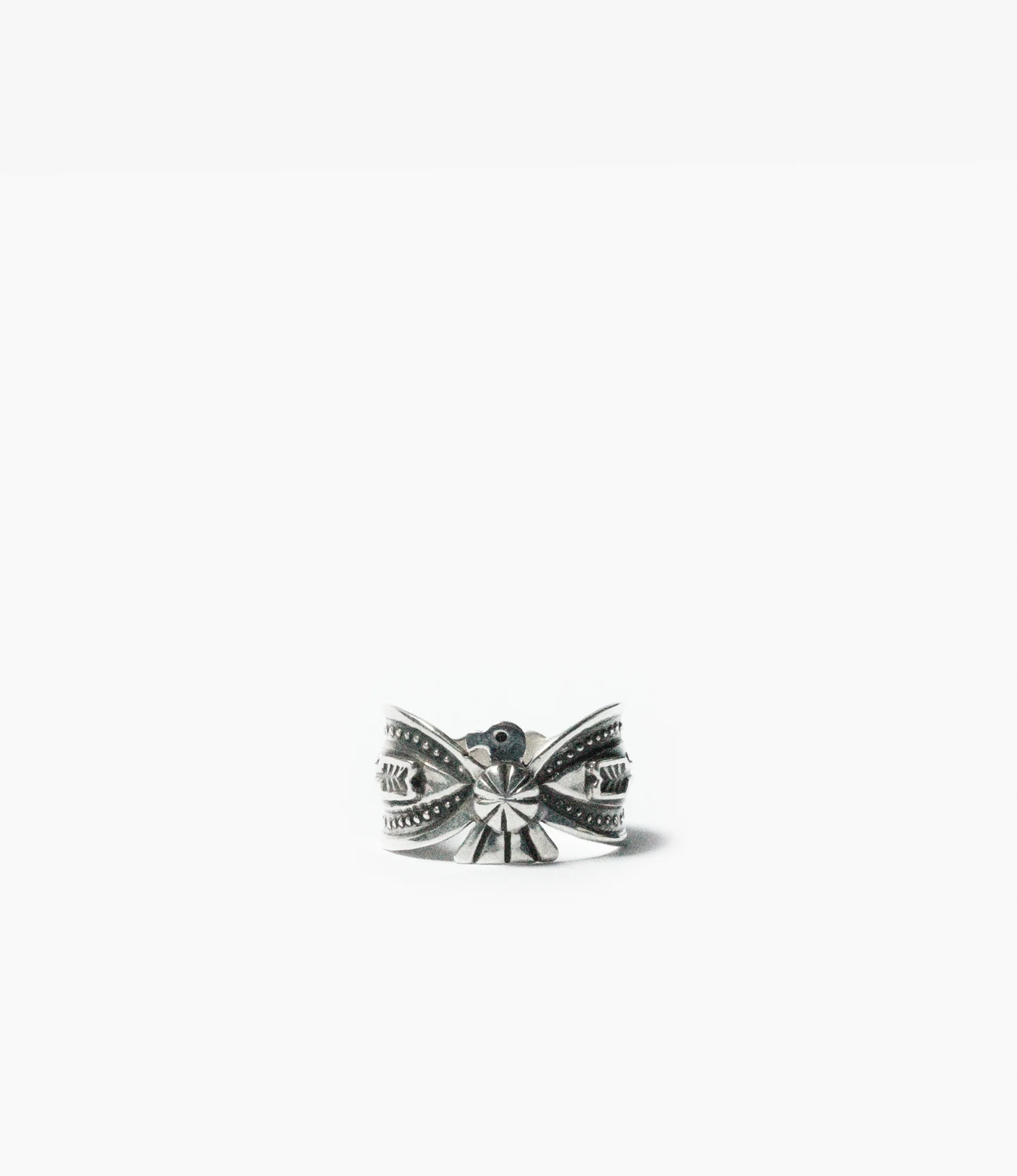 Navajo Thunderbird Ring – Sterling Silver