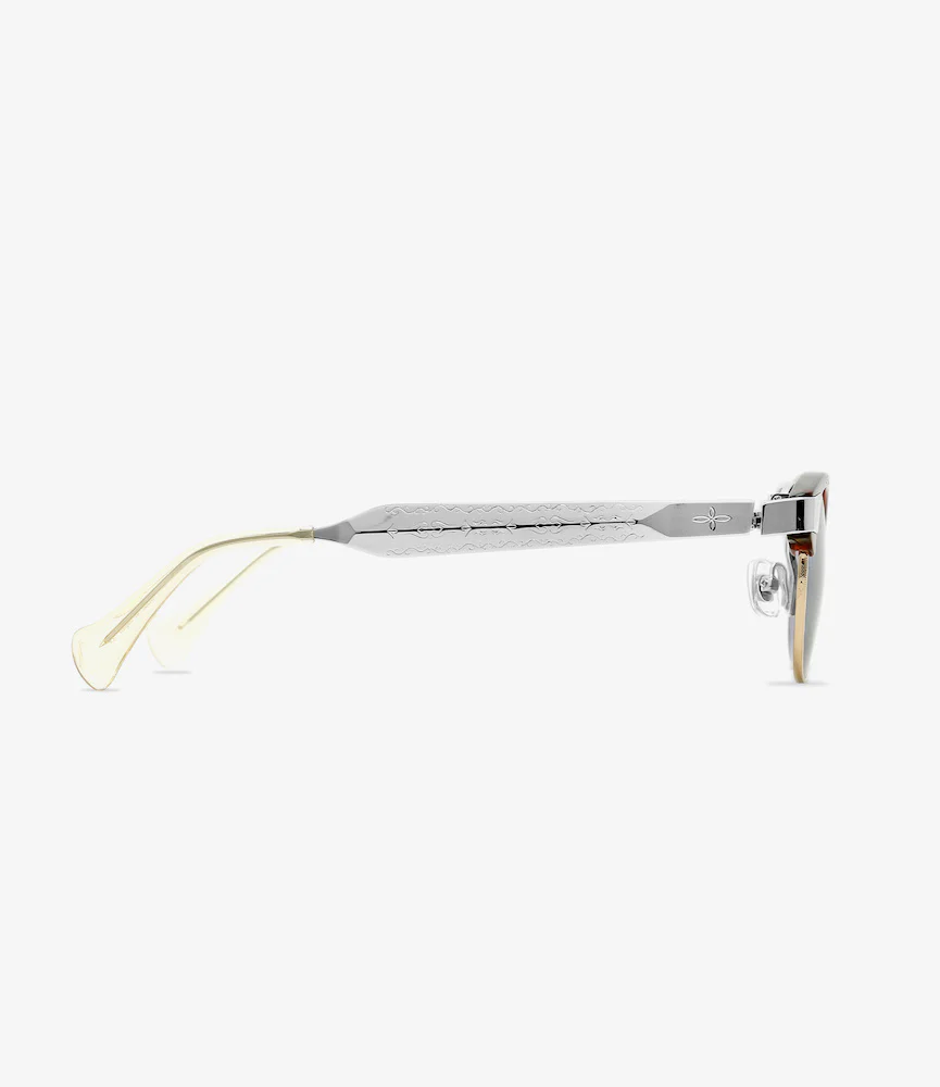 'James' Papillon Flip-Up Sunglasses – Red - Image 4