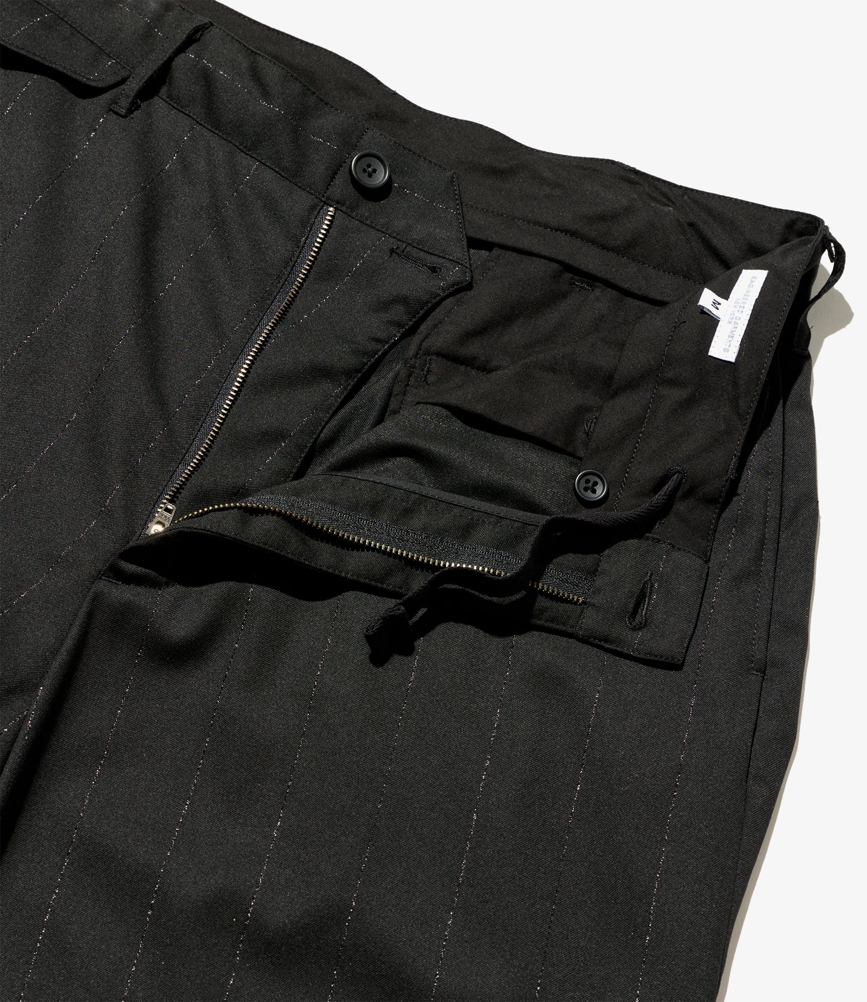Officer Pant – Black Striped Lurex - Image 4