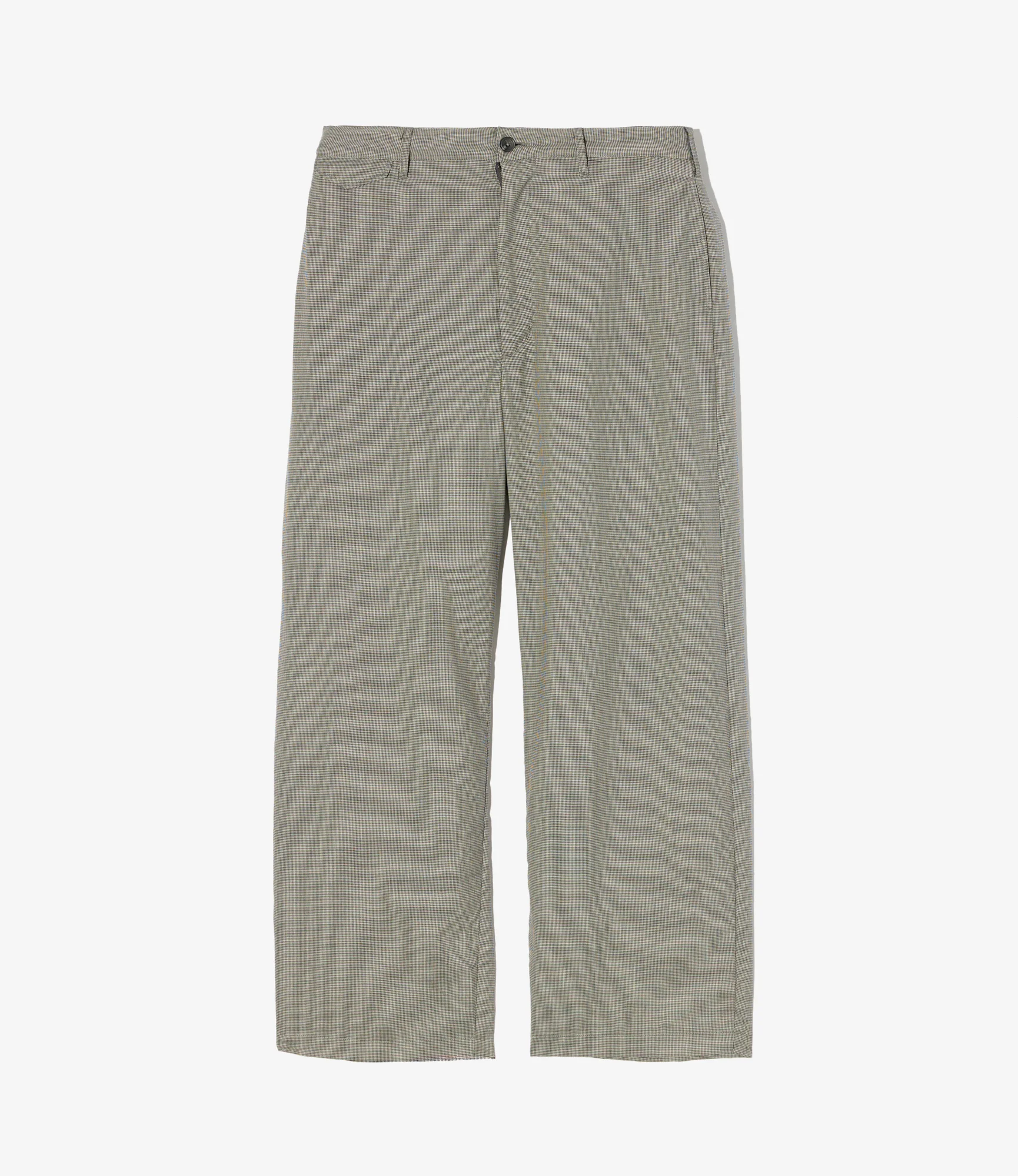 Officer Pant – Grey Micro Houndstooth Tropical Wool